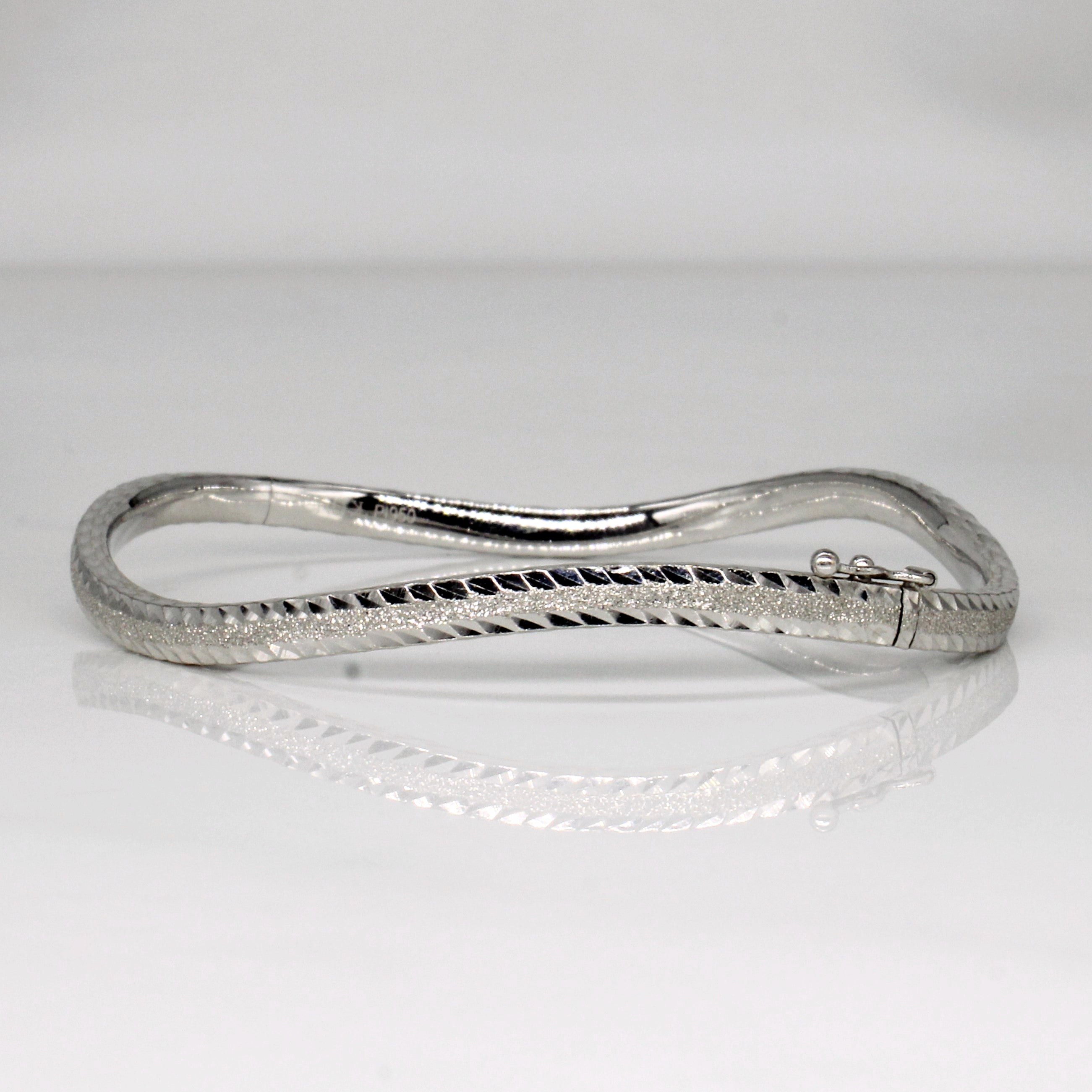 Platinum Wave Bracelet | 6.5" |
