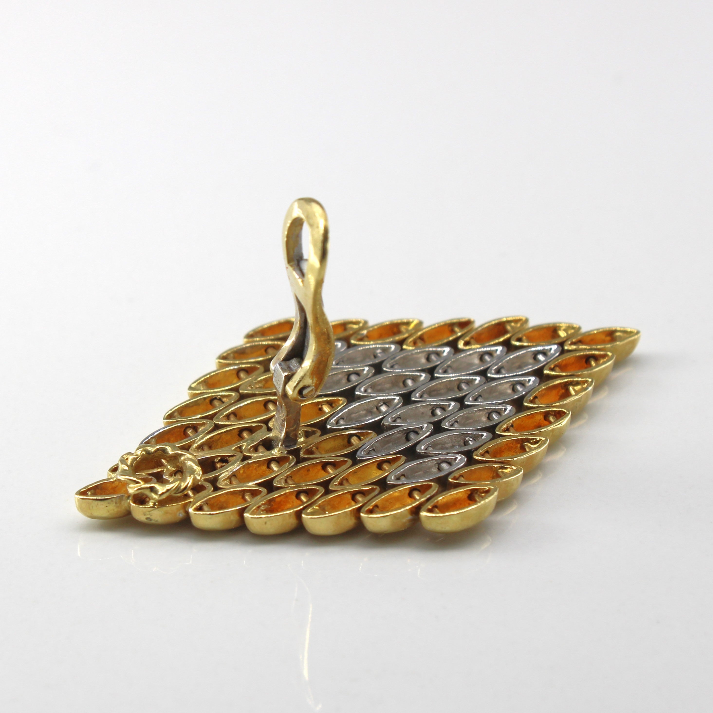 Textured Diamond Dangle Clip On Earrings | 0.60ctw |