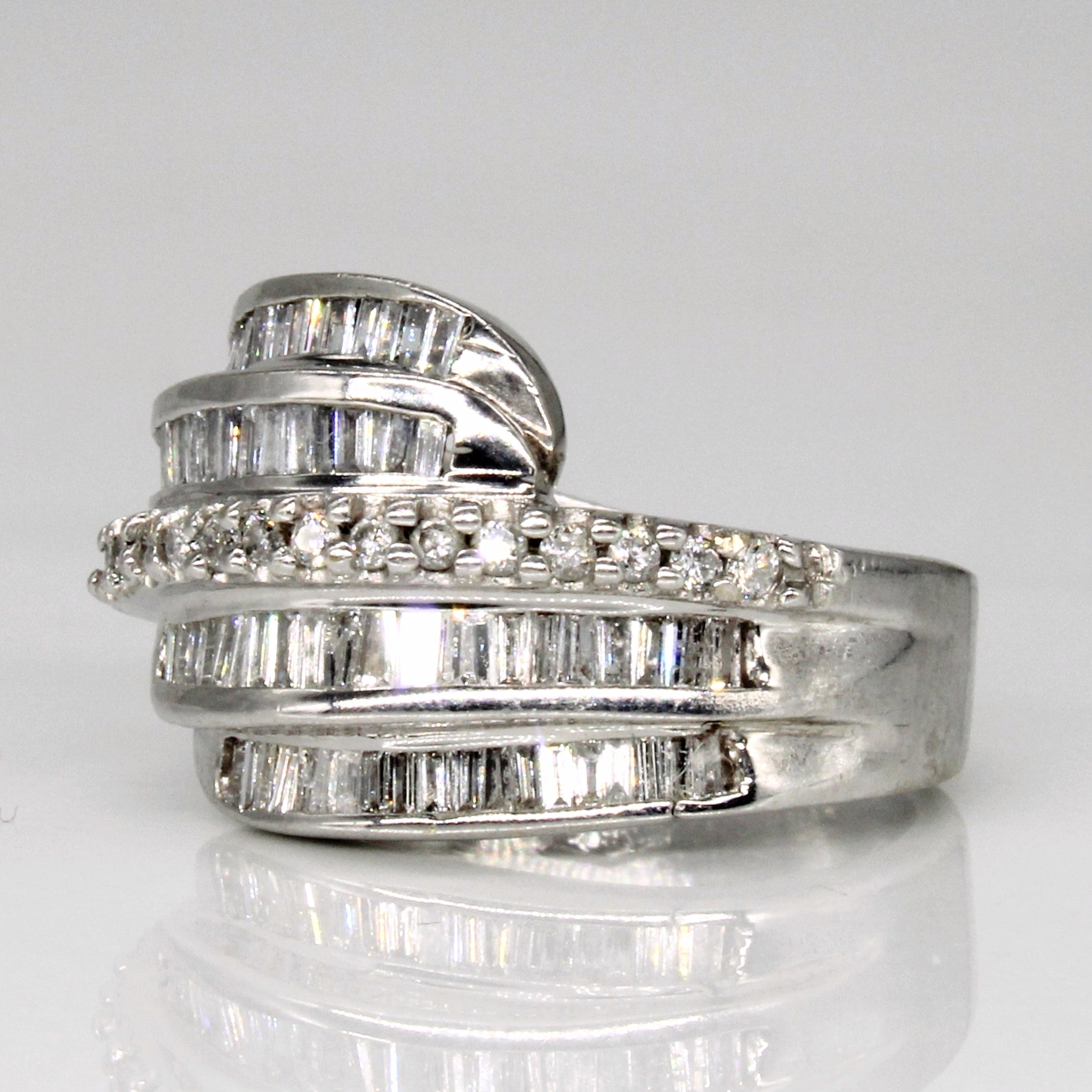 Diamond Waterfall Ring | 0.50ctw | SZ 4.5 |
