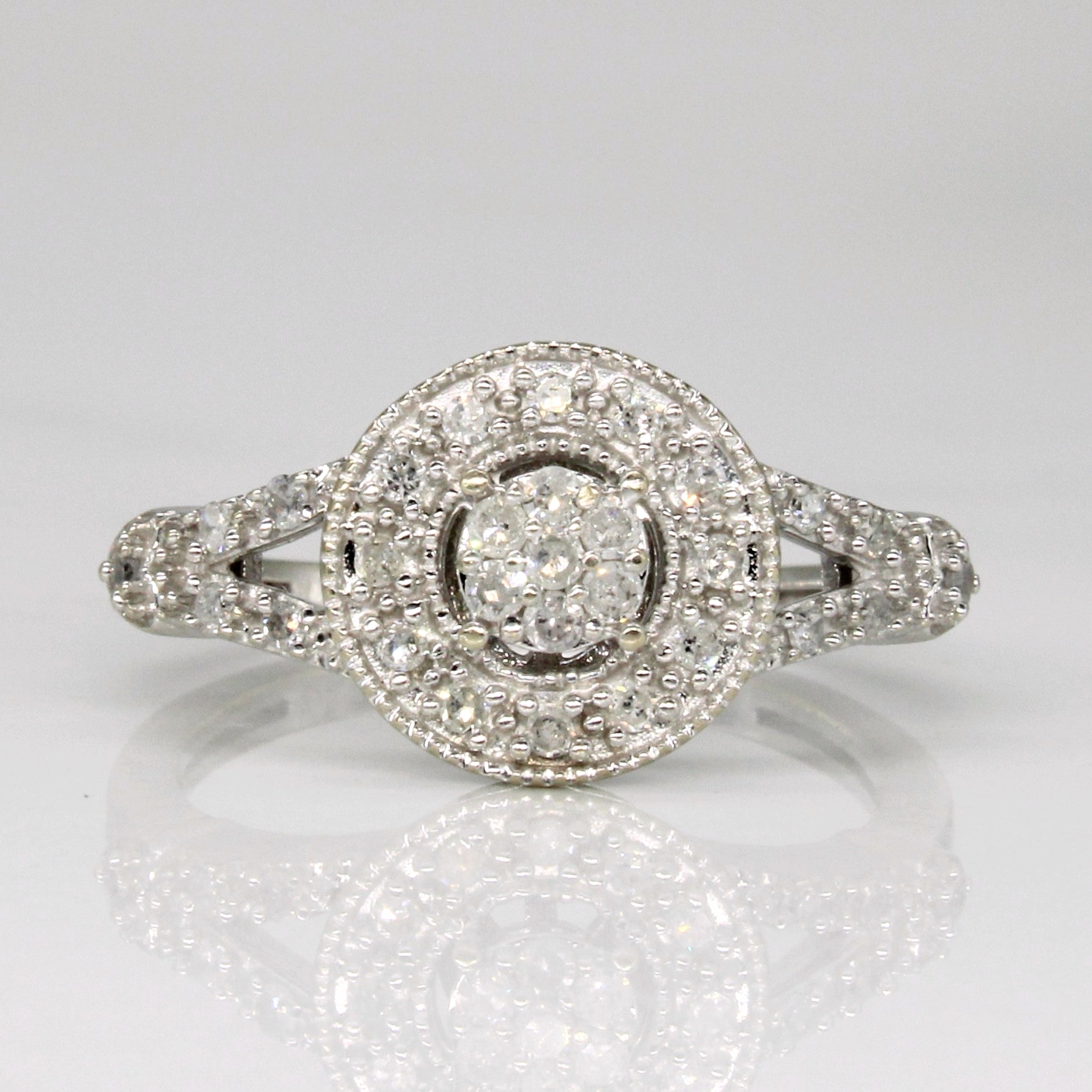 Diamond Cocktail Ring | 0.20ctw | SZ 6.75 |