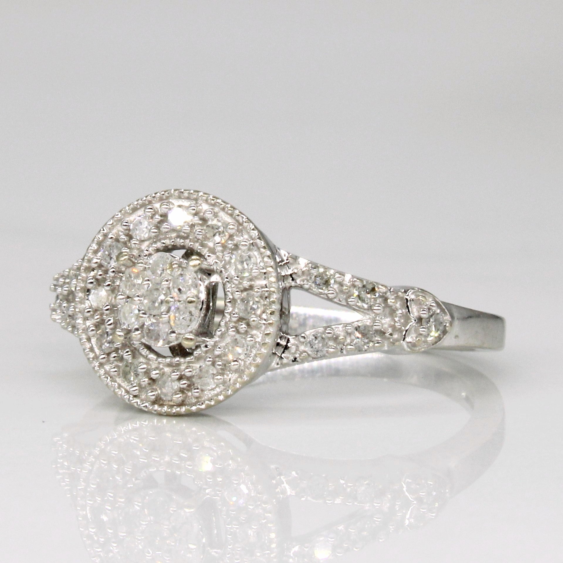 Diamond Cocktail Ring | 0.20ctw | SZ 6.75 |