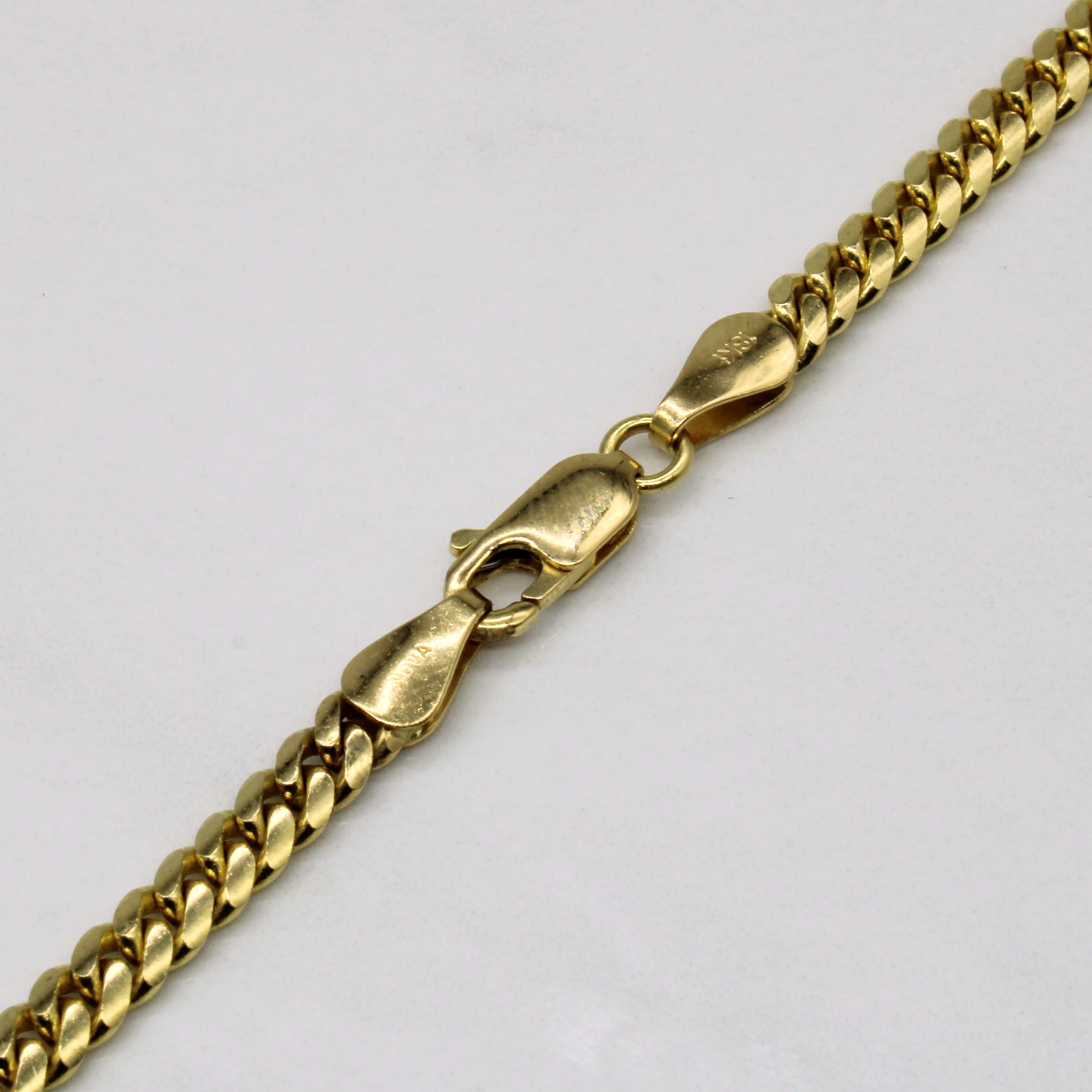 18k Yellow Gold Cuban Link Chain | 24" |