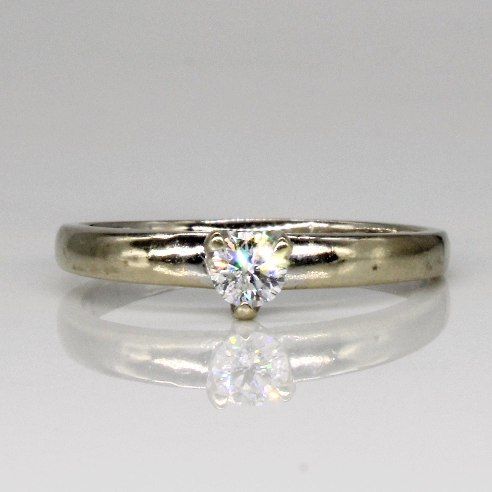Solitaire Set Diamond Ring | 0.20ct | SZ 8 |