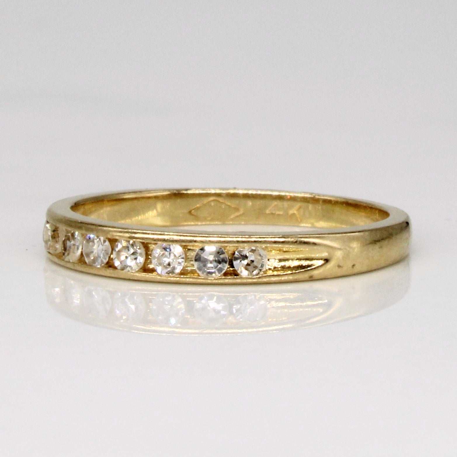 Channel Set Diamond Ring | 0.18ctw | SZ 4 |