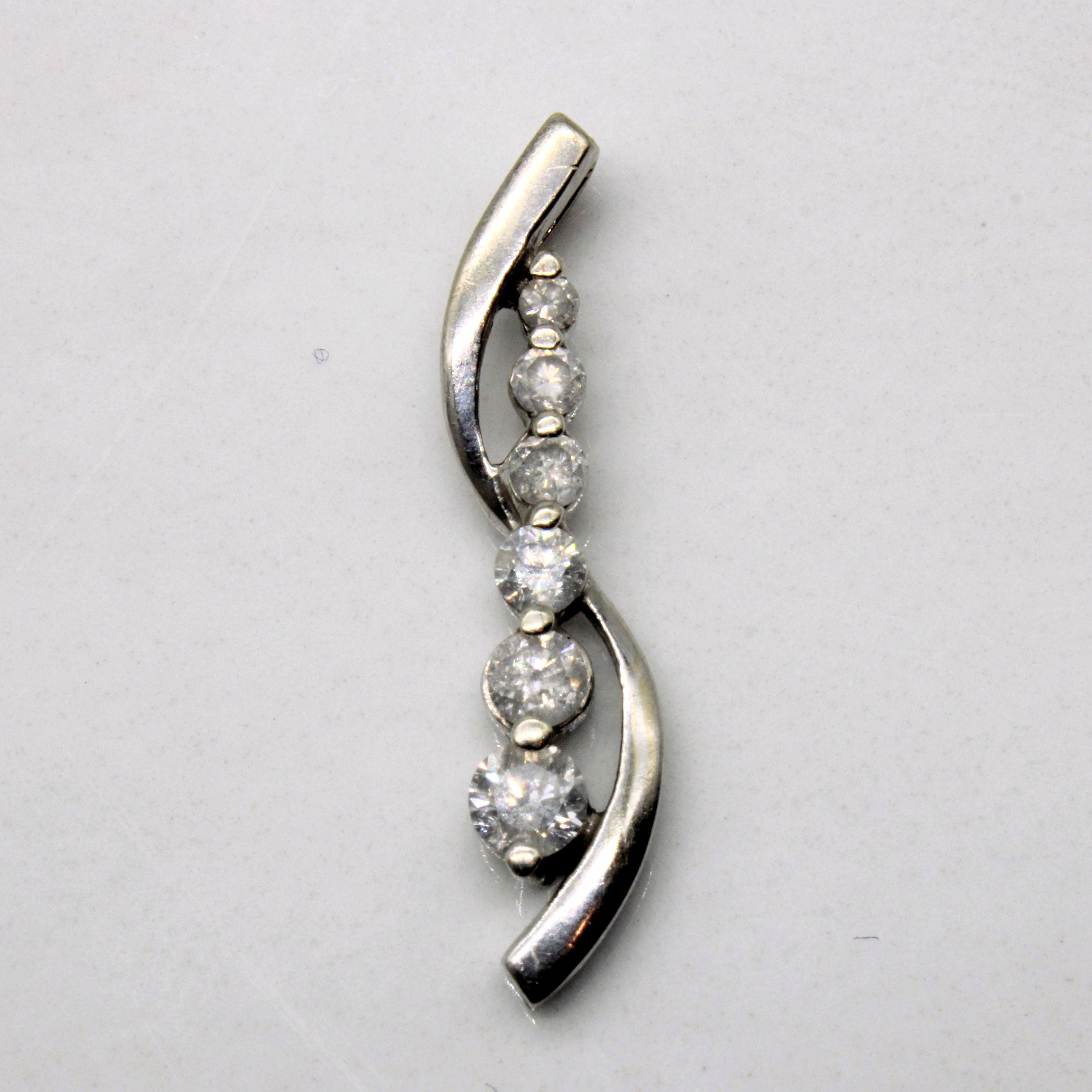 Diamond Twist Pendant | 0.42ctw |