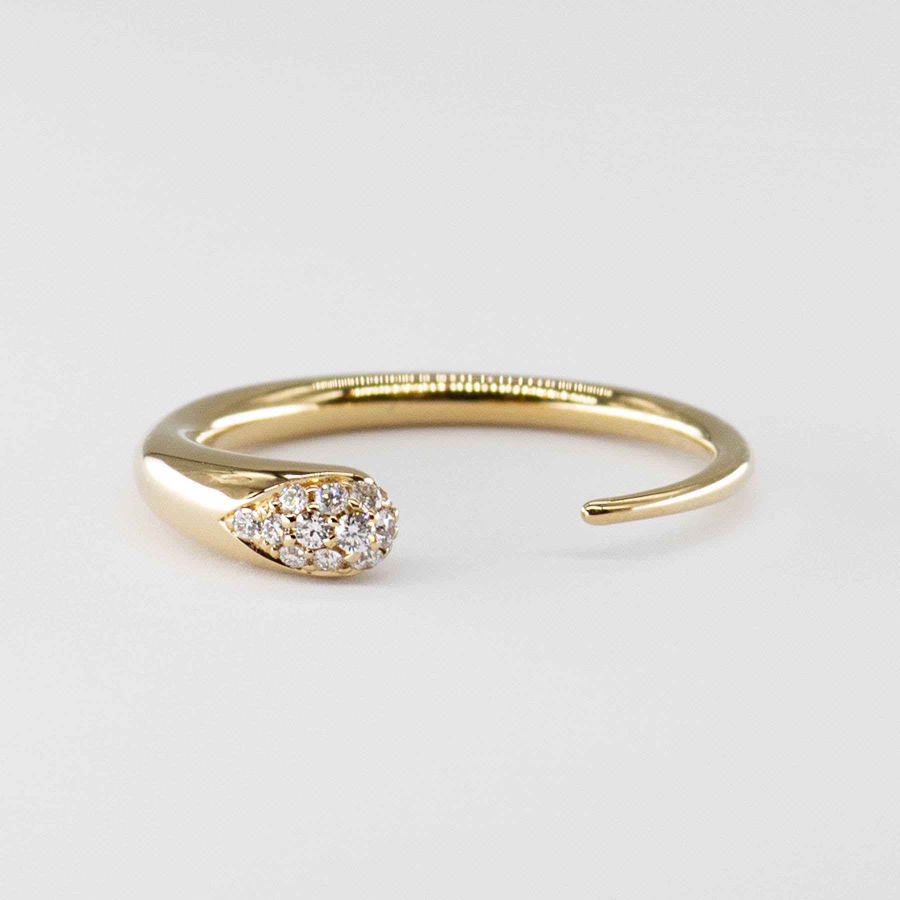 Bague Rachel Weld en or jaune 18 carats, sertie griffes | 0,13 carat au total, options disponibles