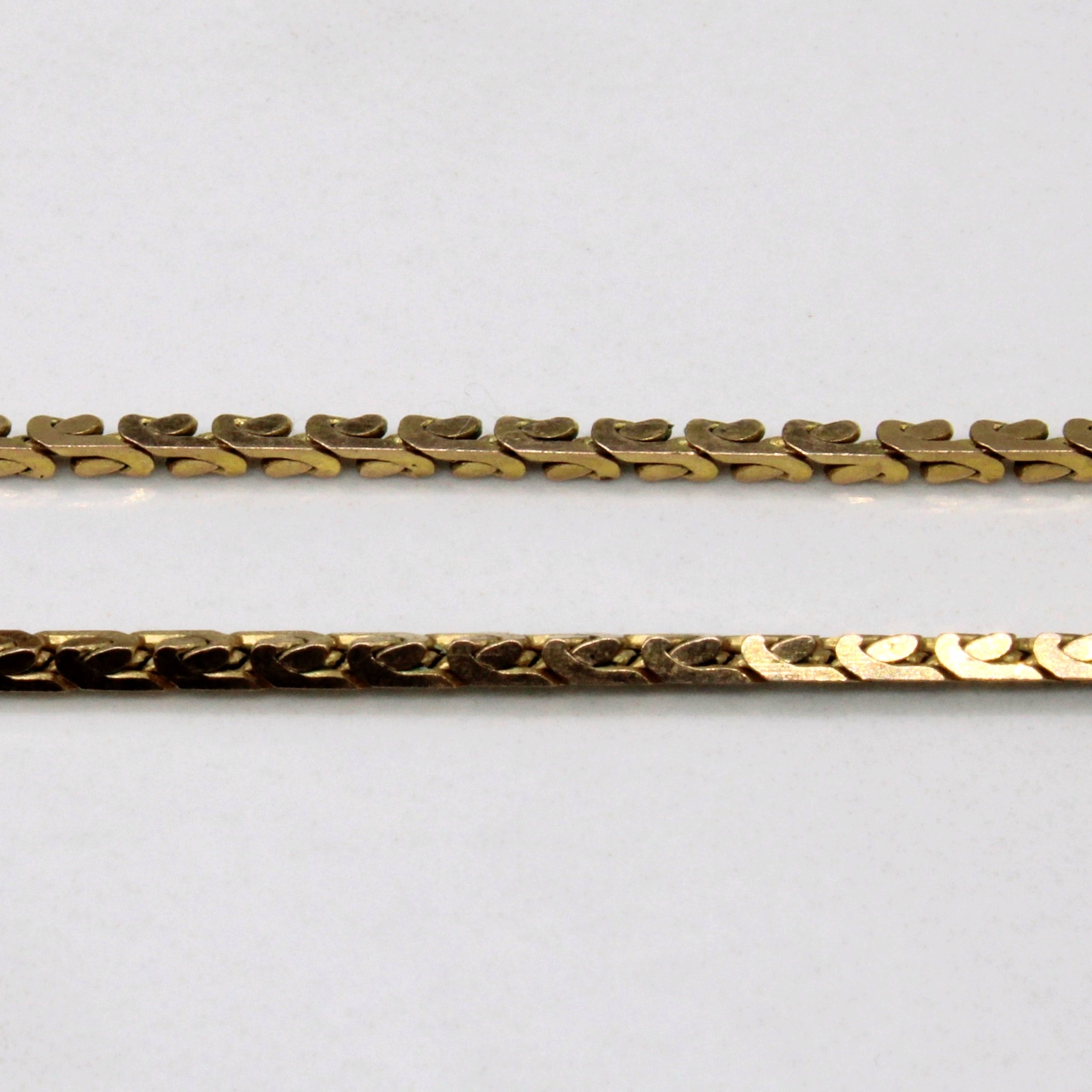 10k Yellow Gold Fancy Link Chain | 24" |