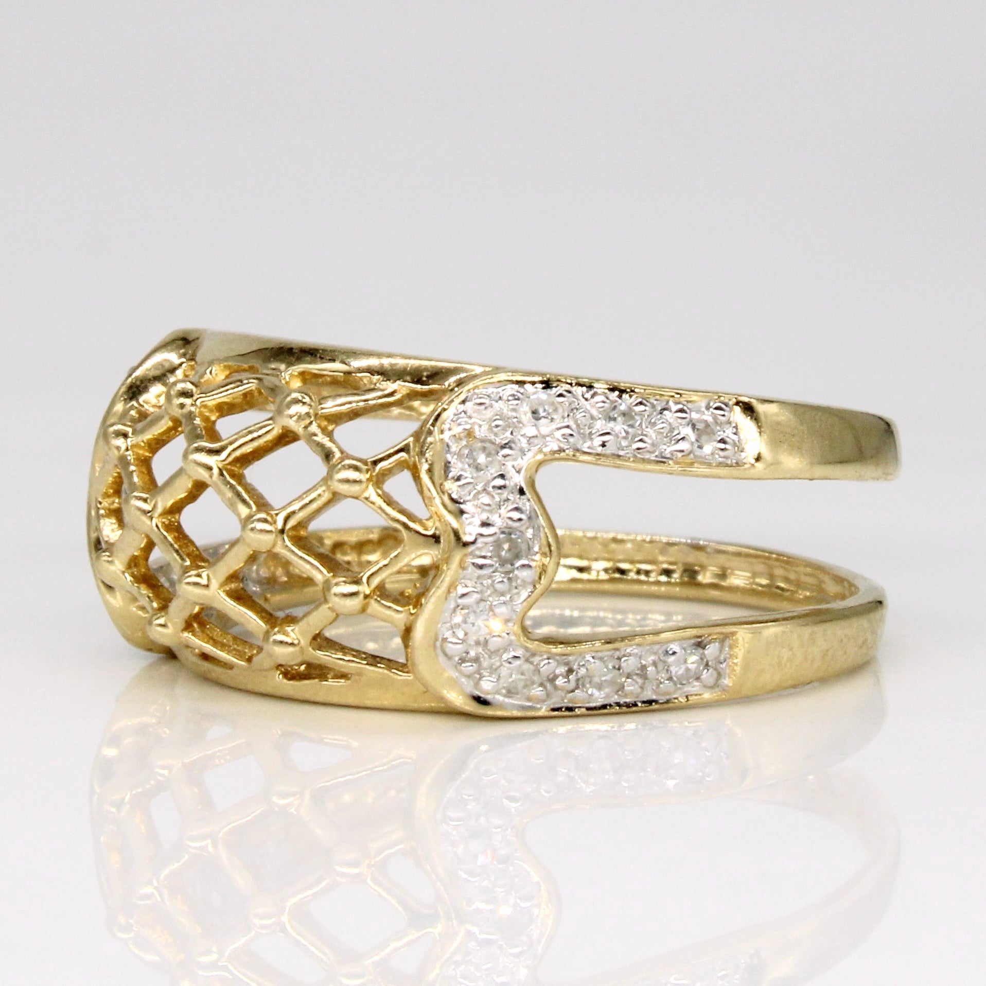 Diamond Lattice Ring | 0.09ctw | SZ 6.25 |