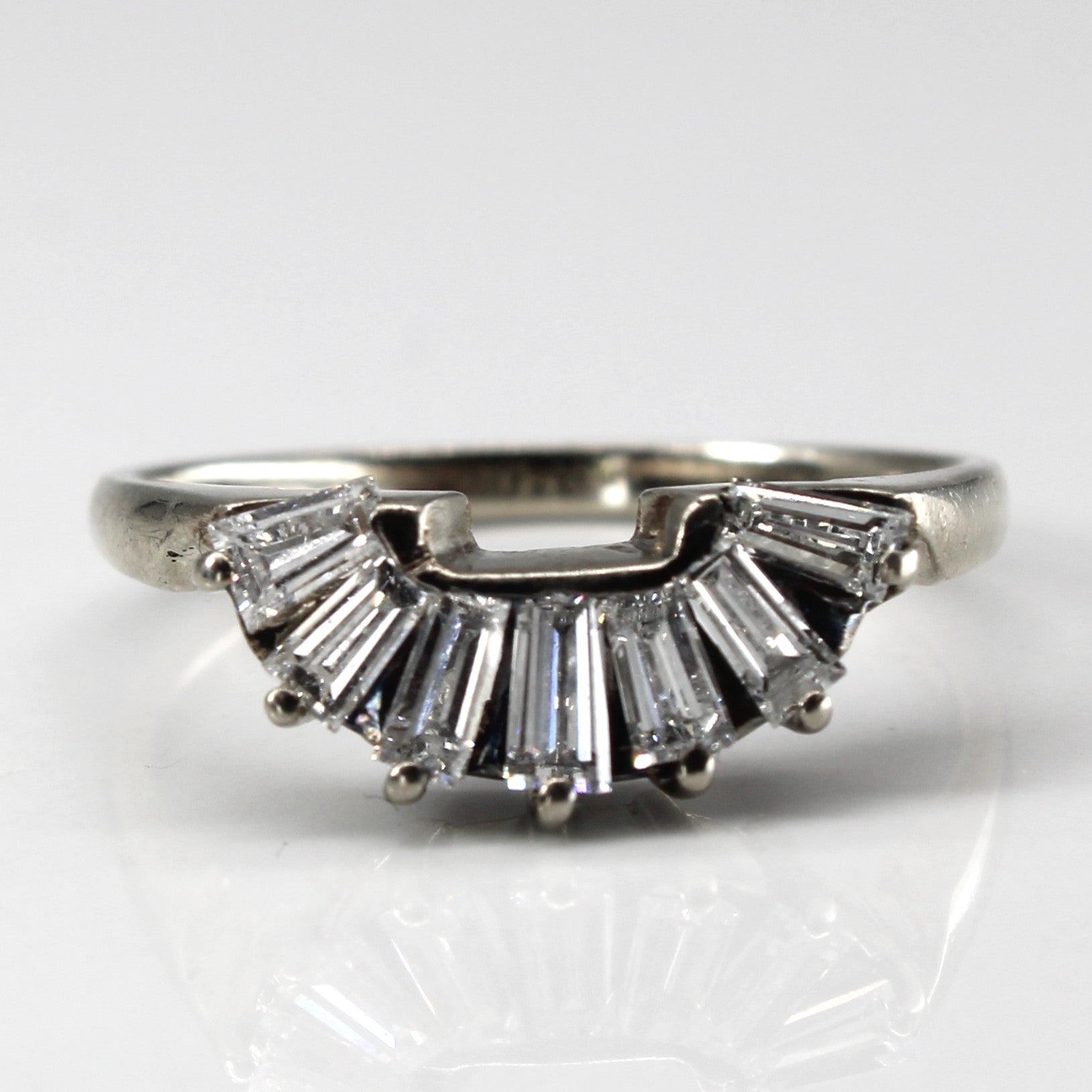 Seven Stone Baguette Contour Diamond Ring | 0.50ctw | SZ 7.75 |