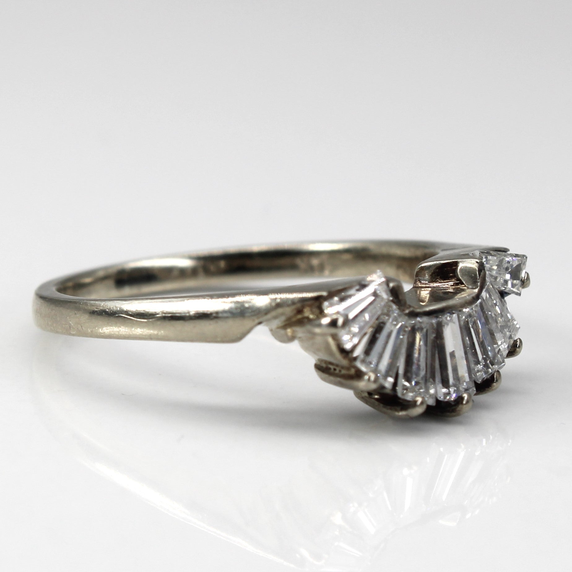 Seven Stone Baguette Contour Diamond Ring | 0.50ctw | SZ 7.75 |