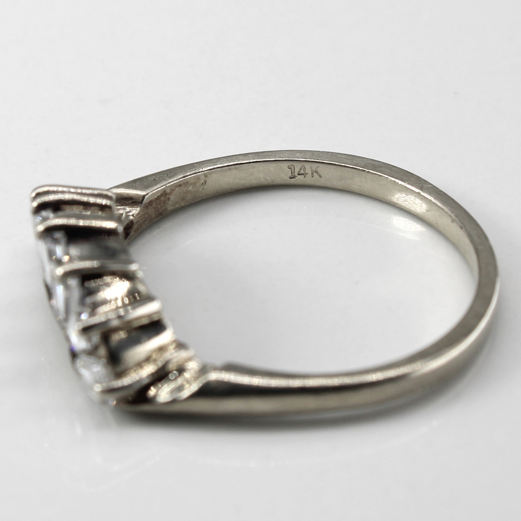 Seven Stone Baguette Contour Diamond Ring | 0.50ctw | SZ 7.75 |