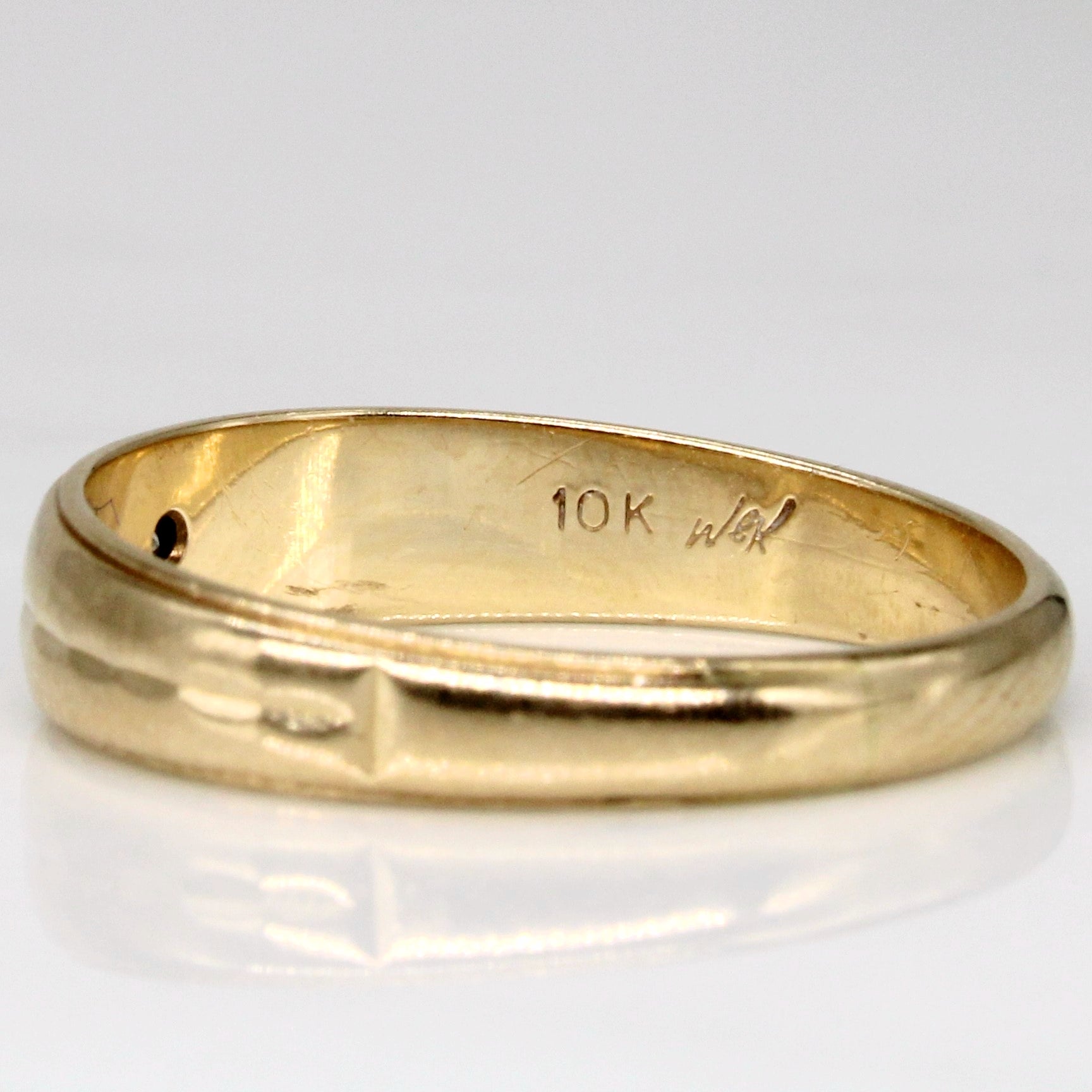 Bague sertie de diamants à fleur | 0,01 ct | Taille 8,25 |