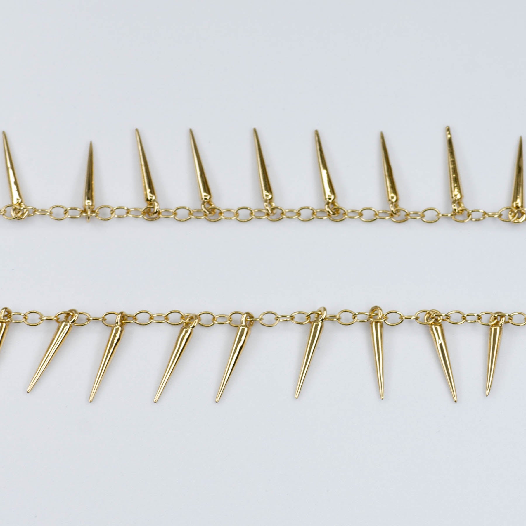 Collier à franges en or jaune 18 carats Rachel Weld | 40,6 cm
