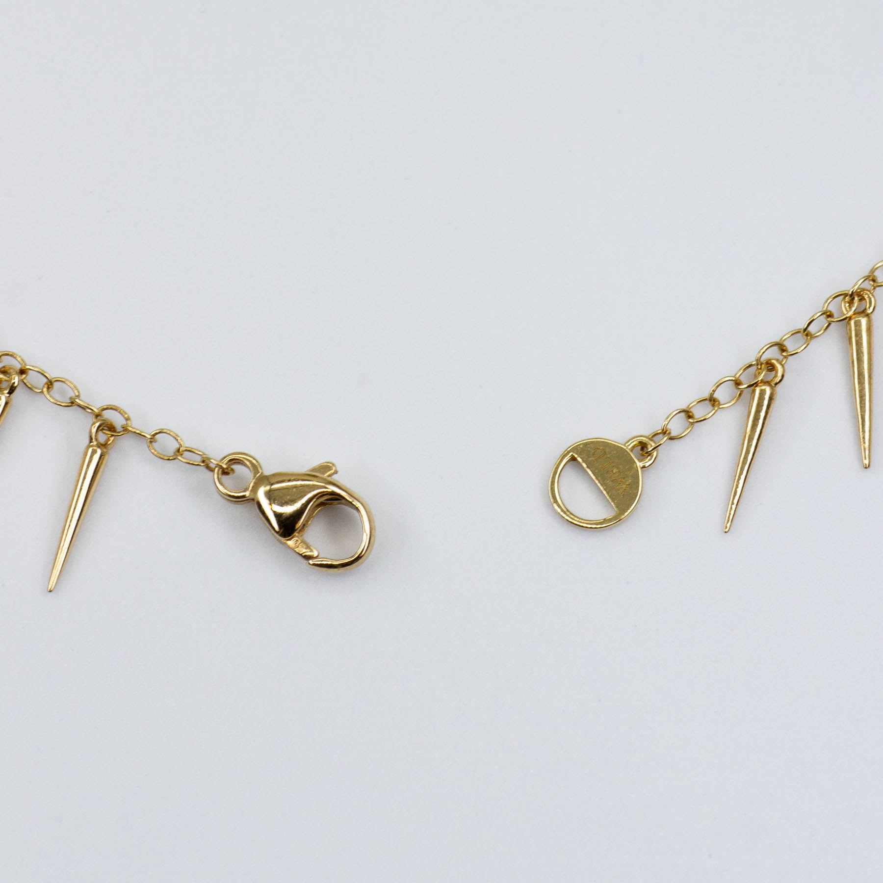 Collier à franges en or jaune 18 carats Rachel Weld | 40,6 cm