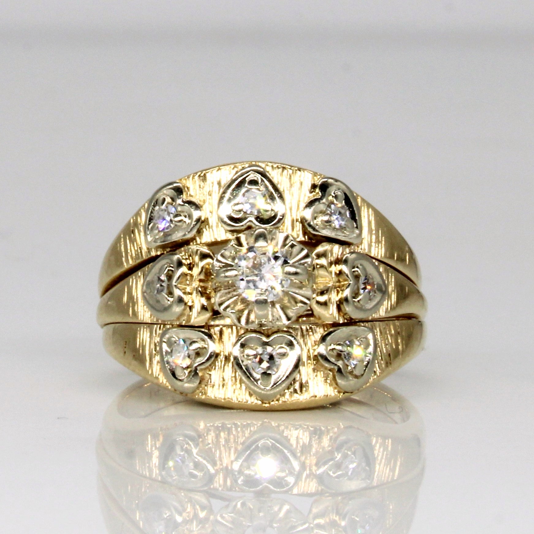 Diamond Grid Ring | 0.24ctw | SZ 6.5 |