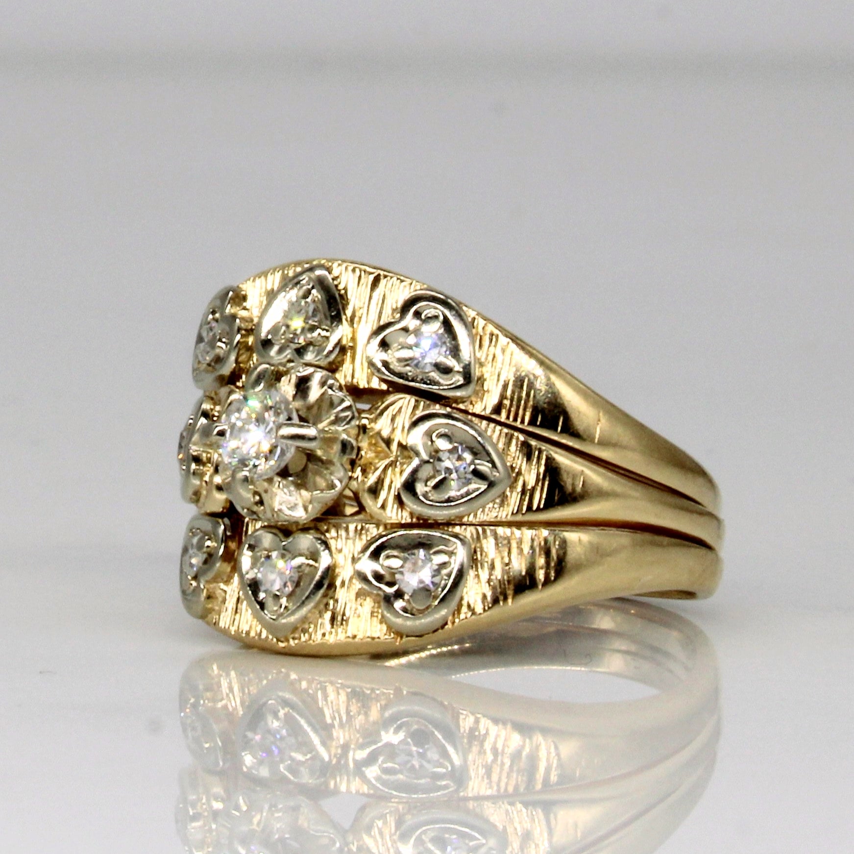 Diamond Grid Ring | 0.24ctw | SZ 6.5 |