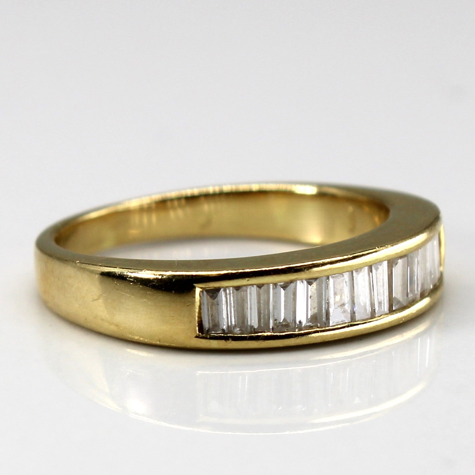 Baguette Diamond Channel Set Band | 0.42ctw | SZ 5.25 |