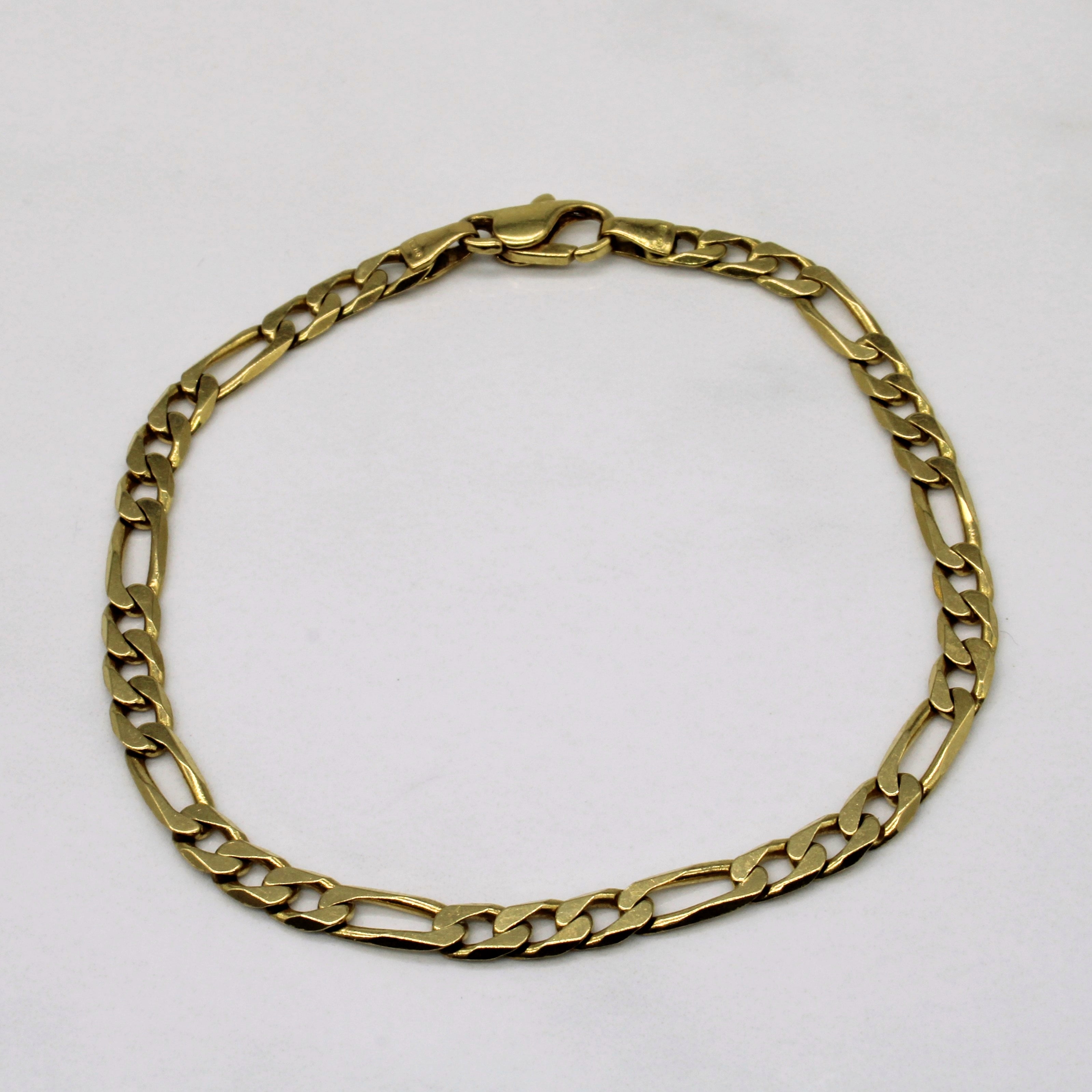 Bracelet Figarucci en or jaune 18 carats | 17,8 cm |