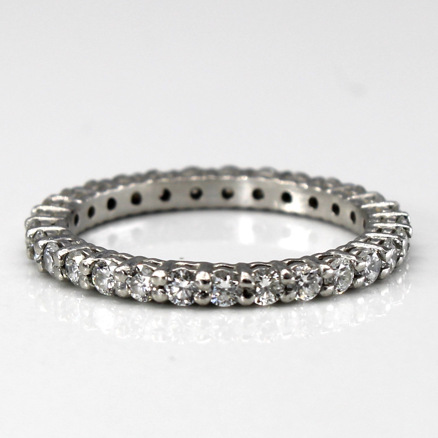 Diamond Eternity Wedding Band | 0.87ctw | SZ 5.75 |