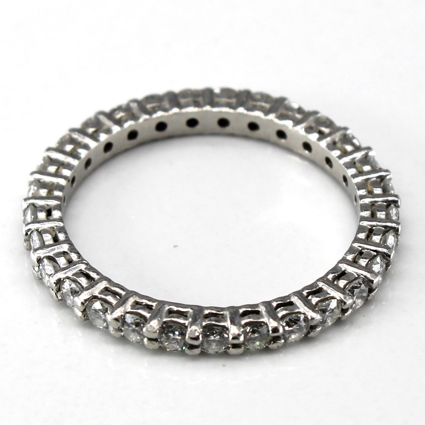 Diamond Eternity Wedding Band | 0.87ctw | SZ 5.75 |