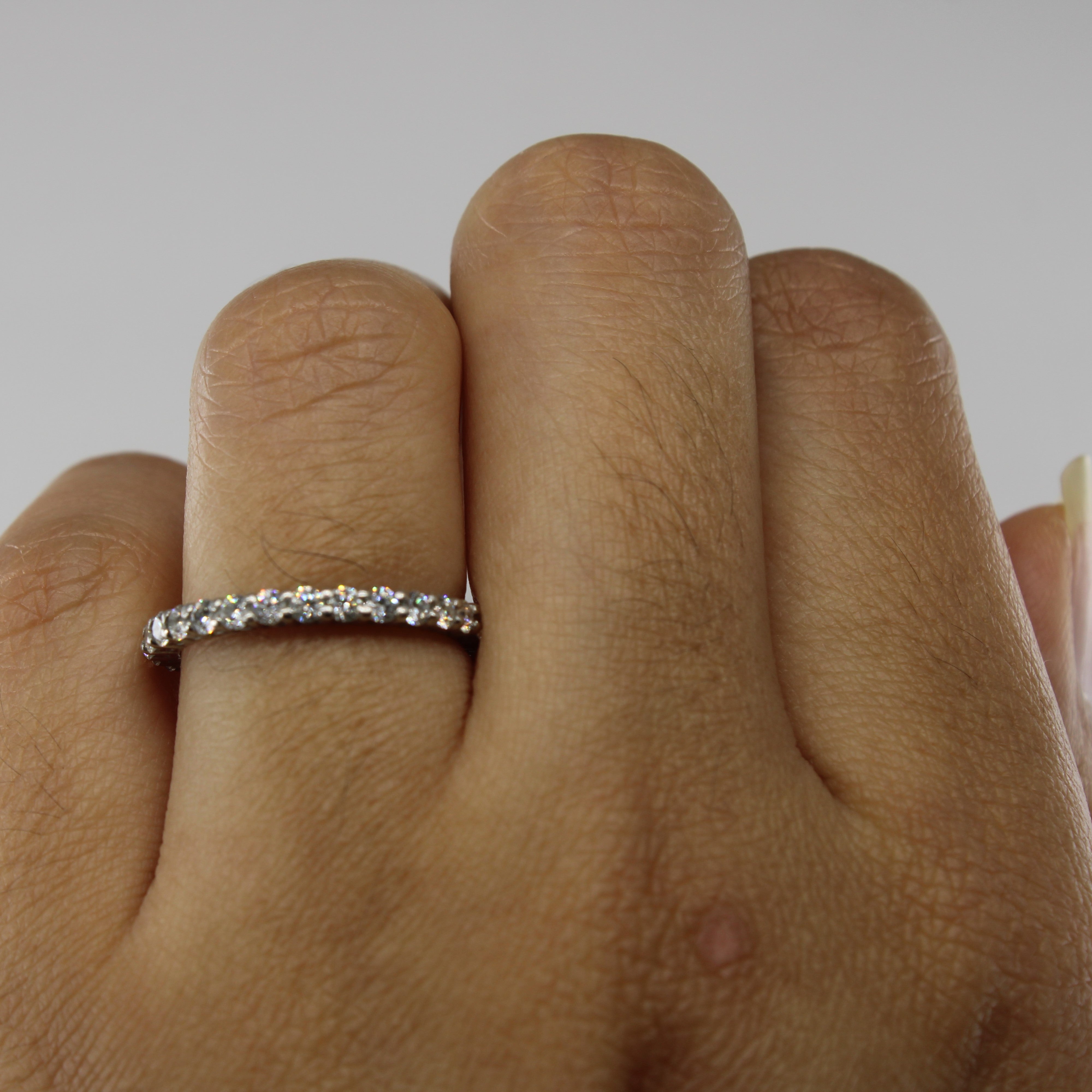 Diamond Eternity Wedding Band | 0.87ctw | SZ 5.75 |
