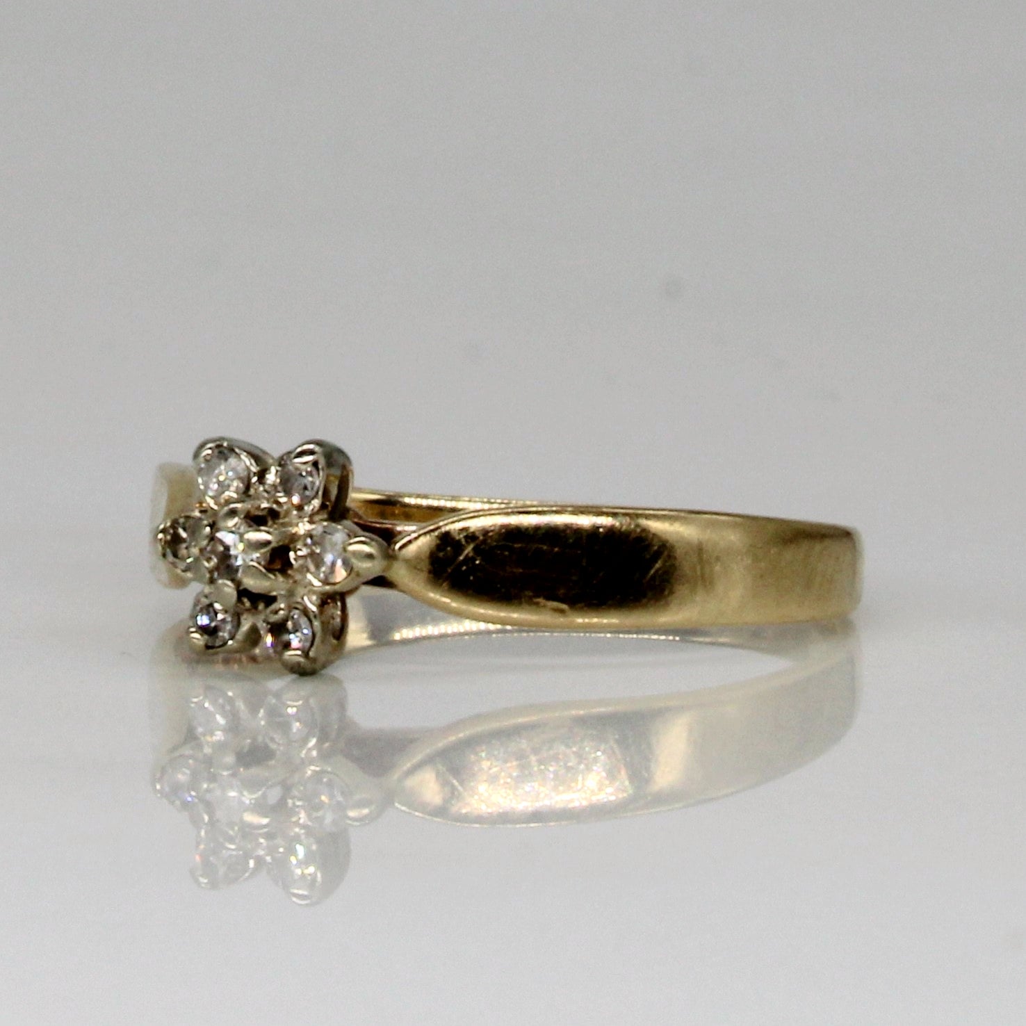 Diamond High Set Ring | 0.08ctw | SZ 6.25 |