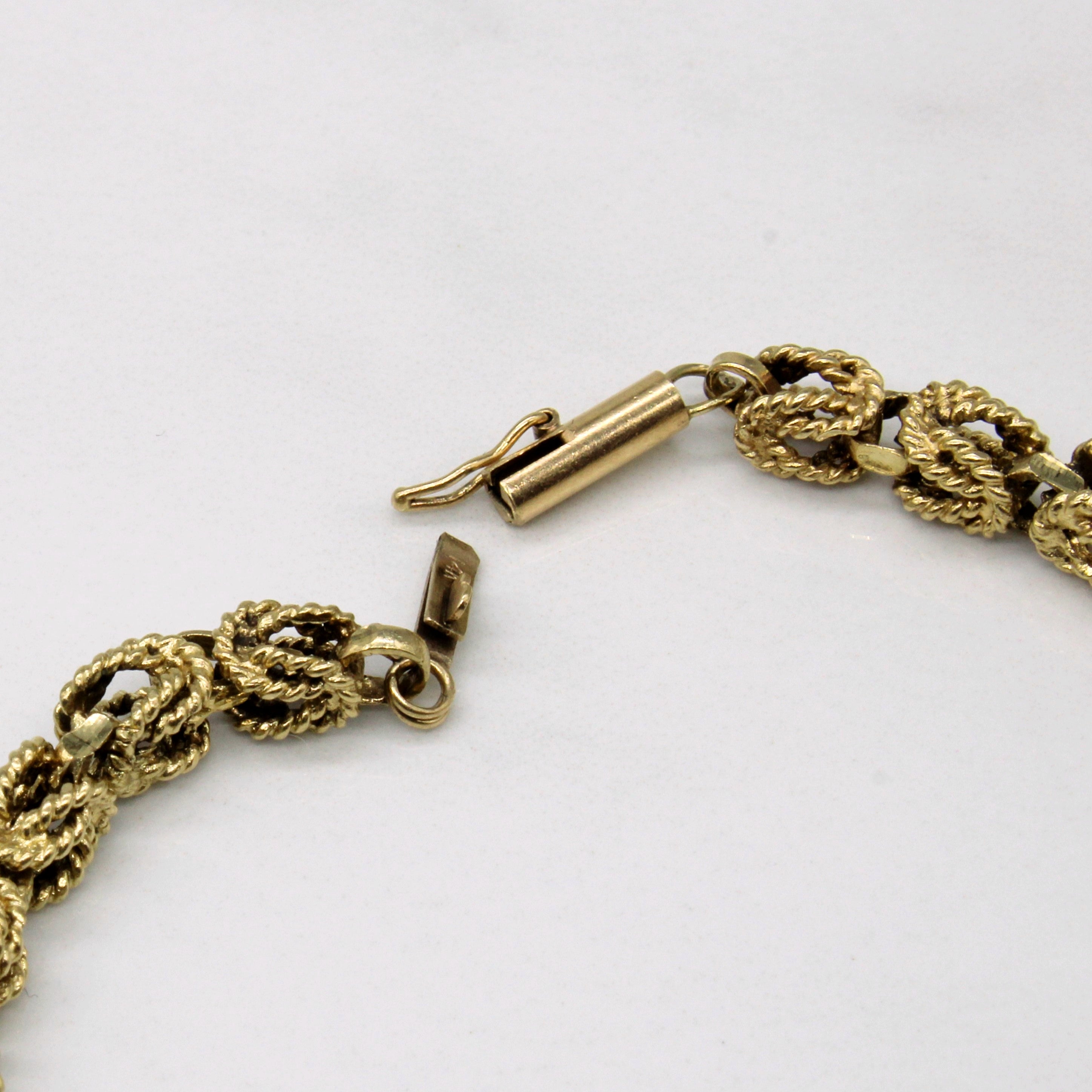 Bracelet en or jaune 14 carats | 7,5" |