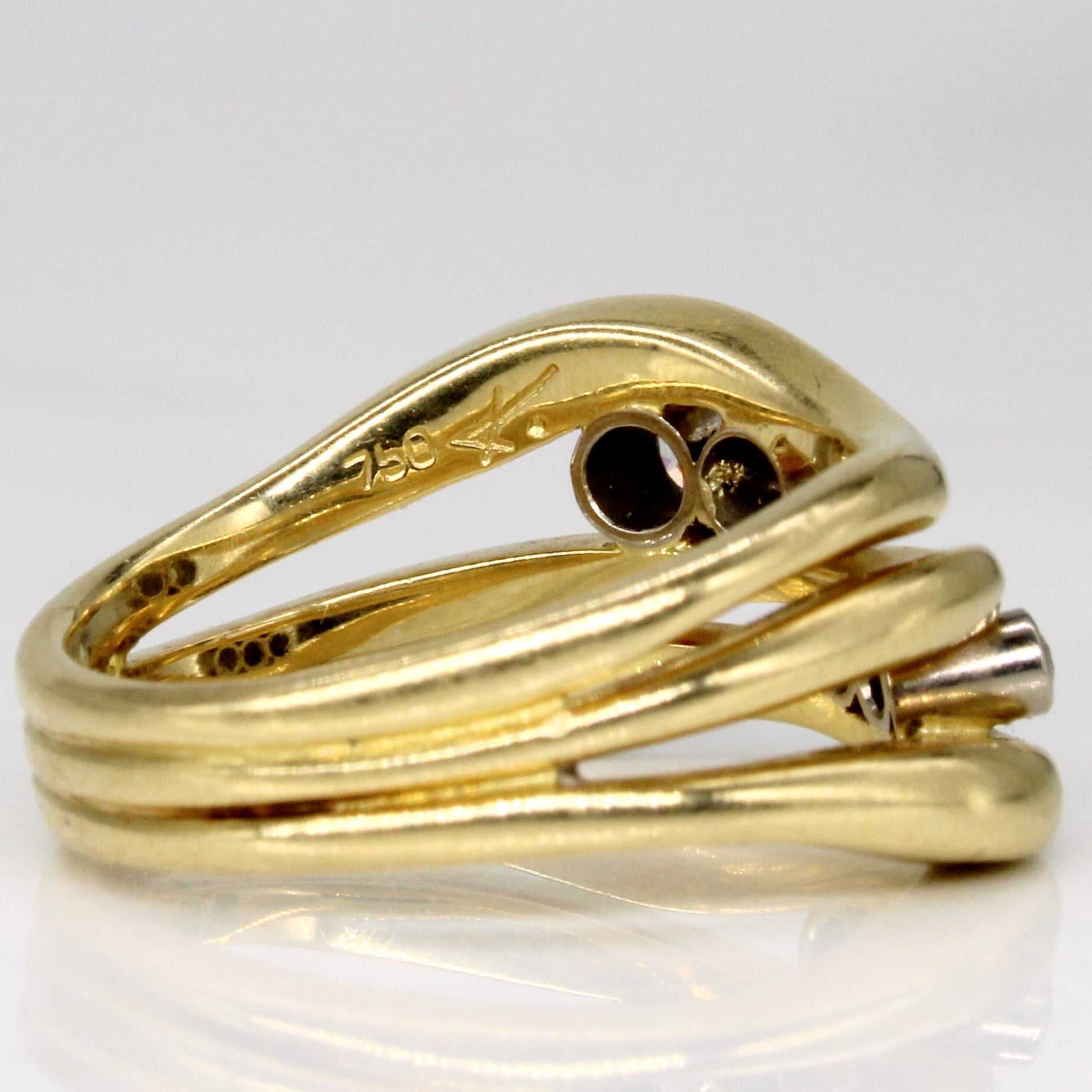 Diamond Freeform Ring | 0.18ctw | SZ 6.25 |