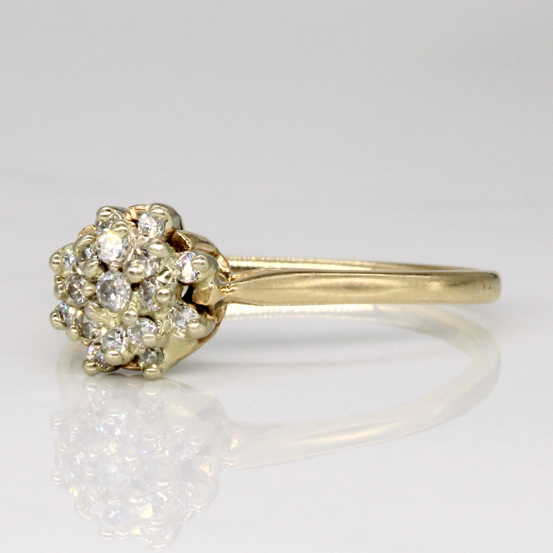 Diamond Cluster Ring | 0.18ctw | SZ 9.75 |