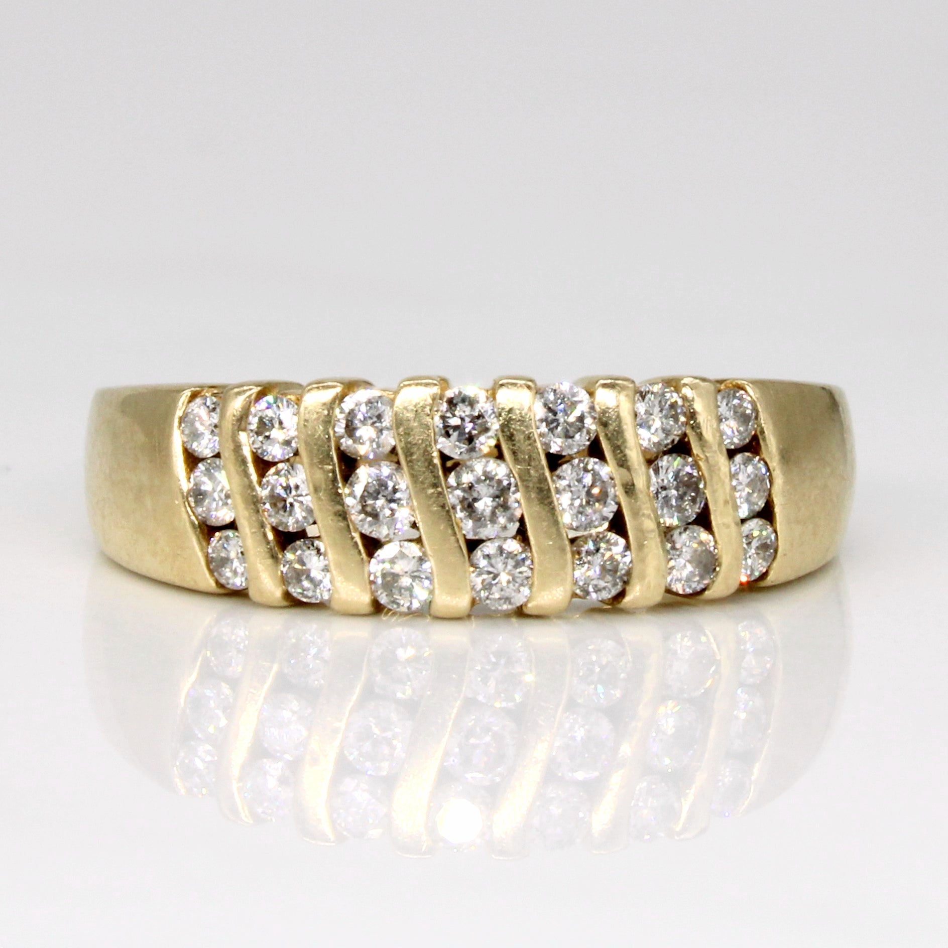 Channel Set Diamond Ring | 0.60ctw | SZ 6.75 |