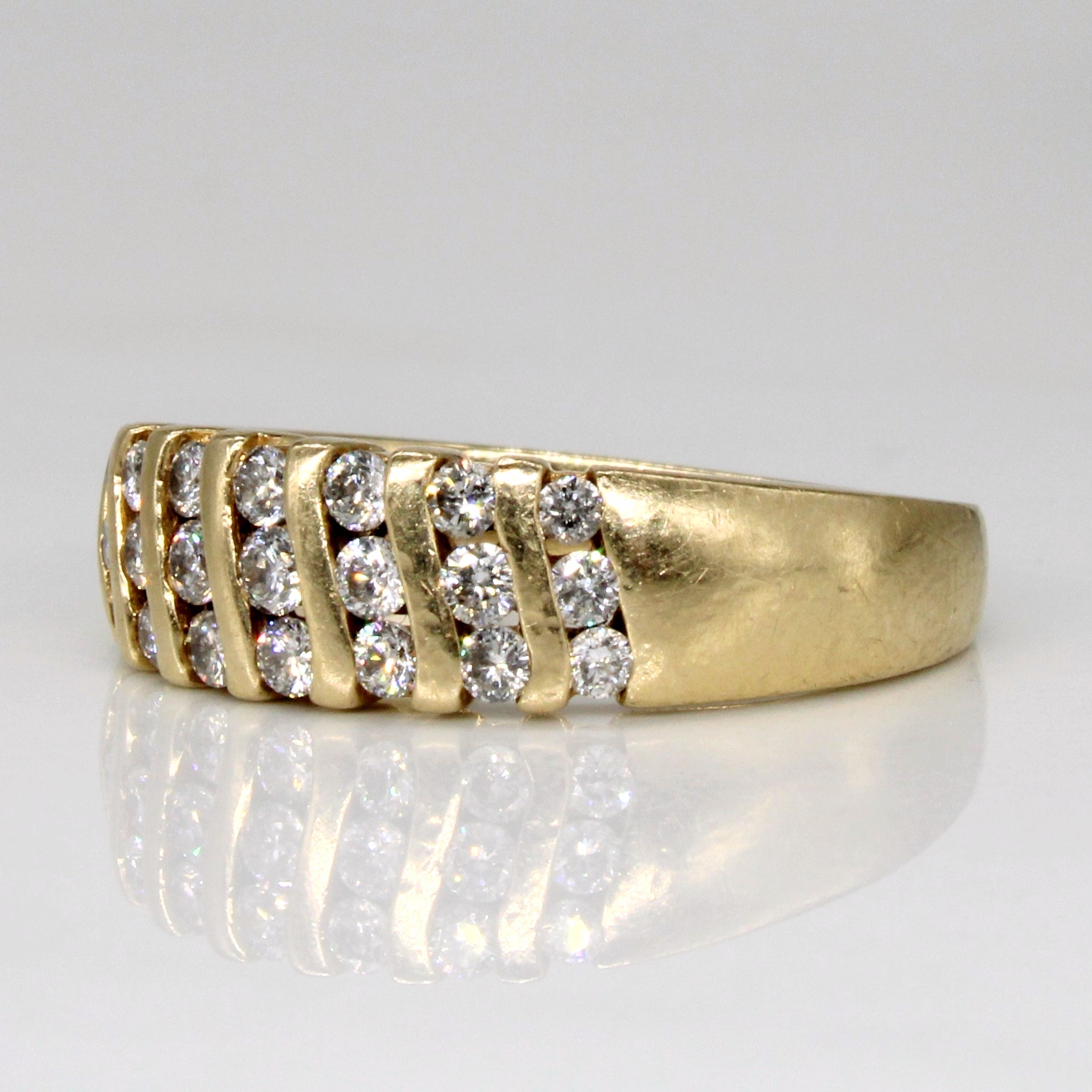 Channel Set Diamond Ring | 0.60ctw | SZ 6.75 |