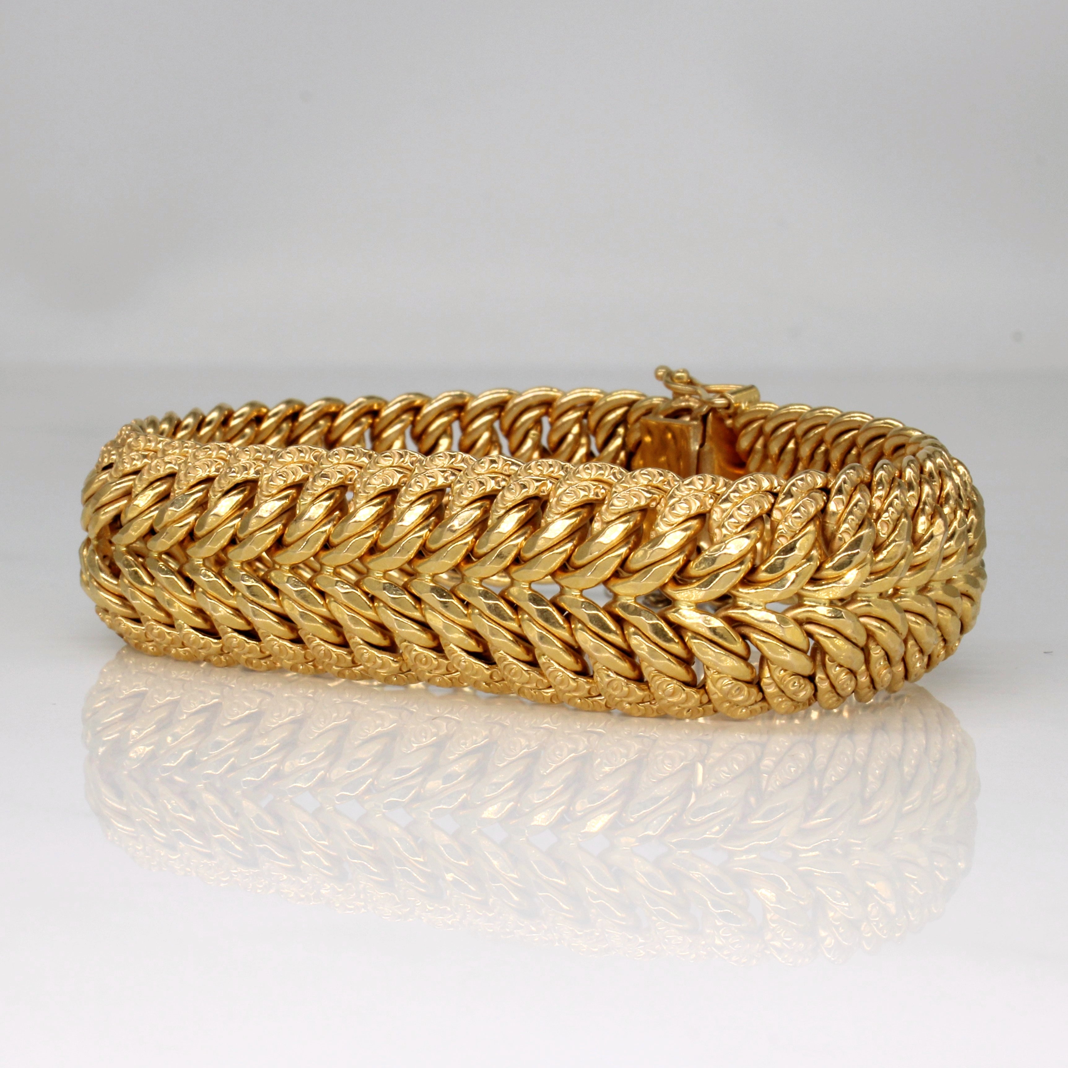 18k Yellow Gold Bracelet | 7.5" |