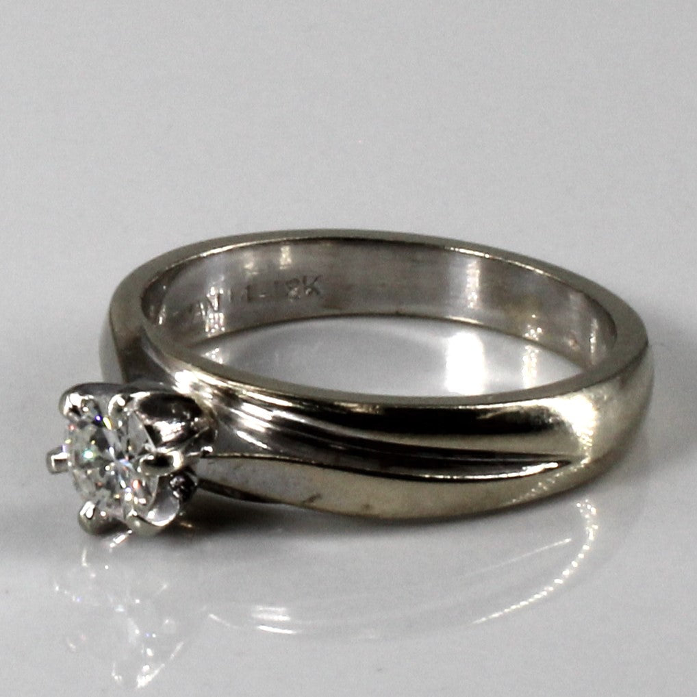 Six Prong Solitaire Diamond Ring | 0.22ct | SZ 4.5 |