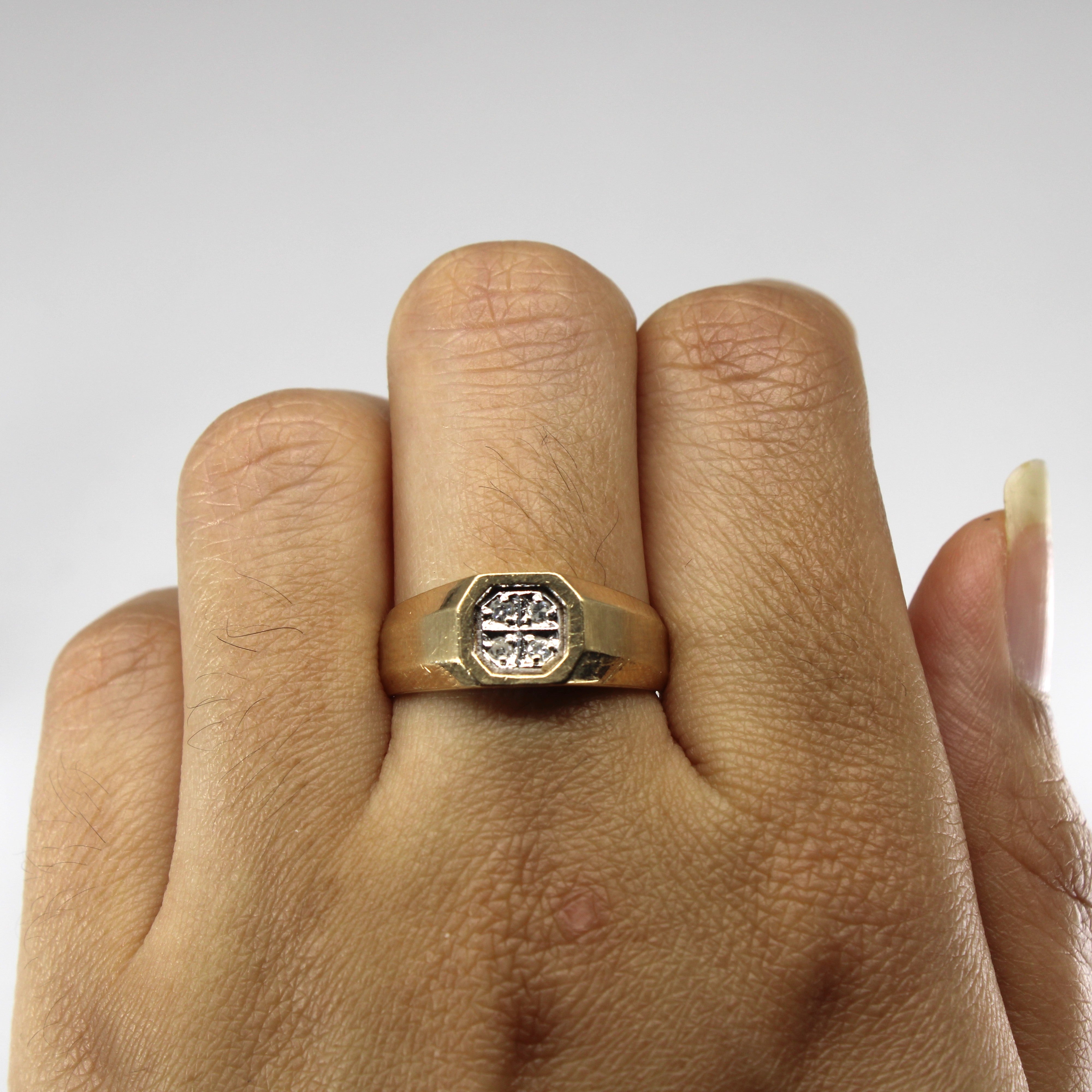 Cluster Diamond Ring | 0.08ctw | SZ 8.5 |