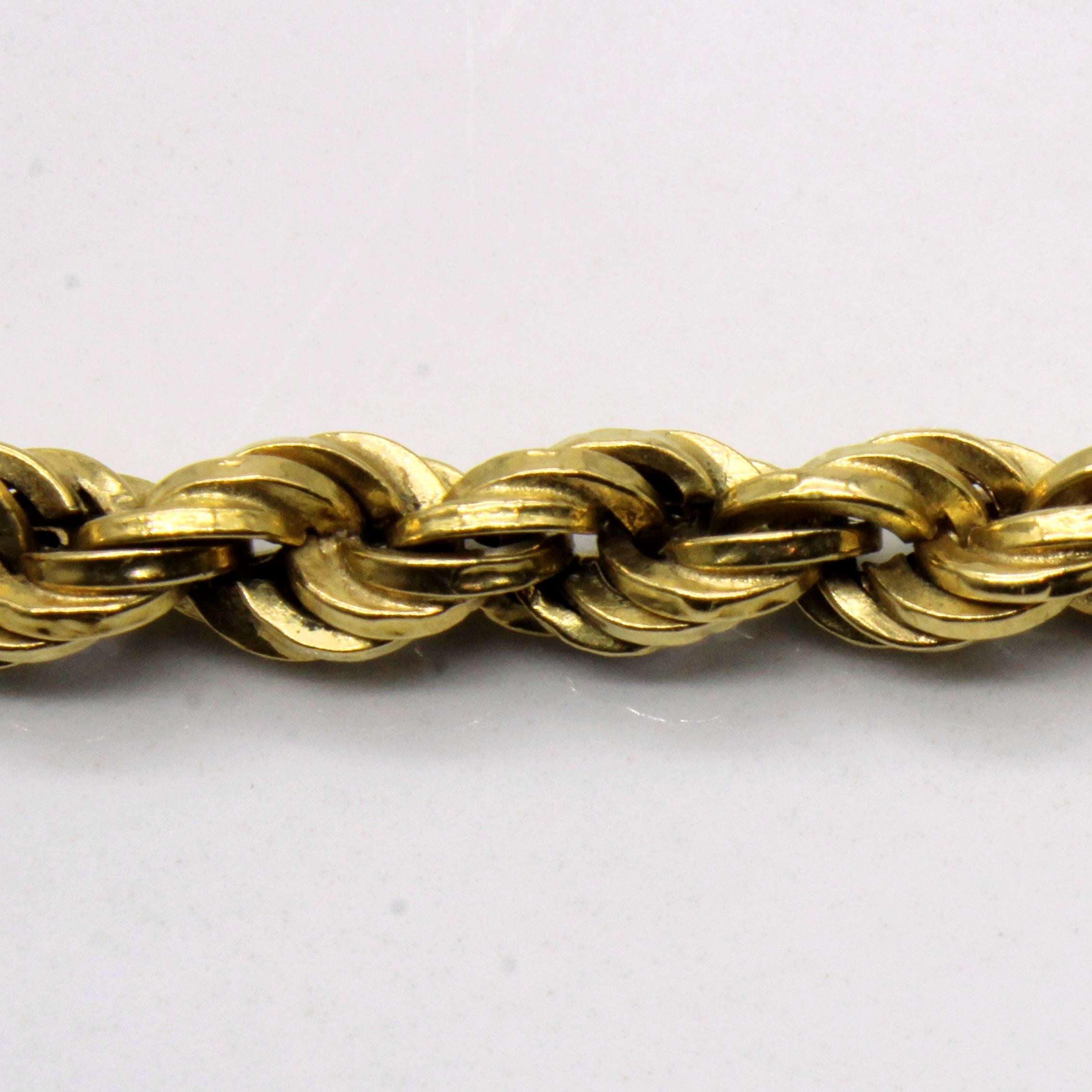 18k Yellow Gold Rope Chain | 28" |