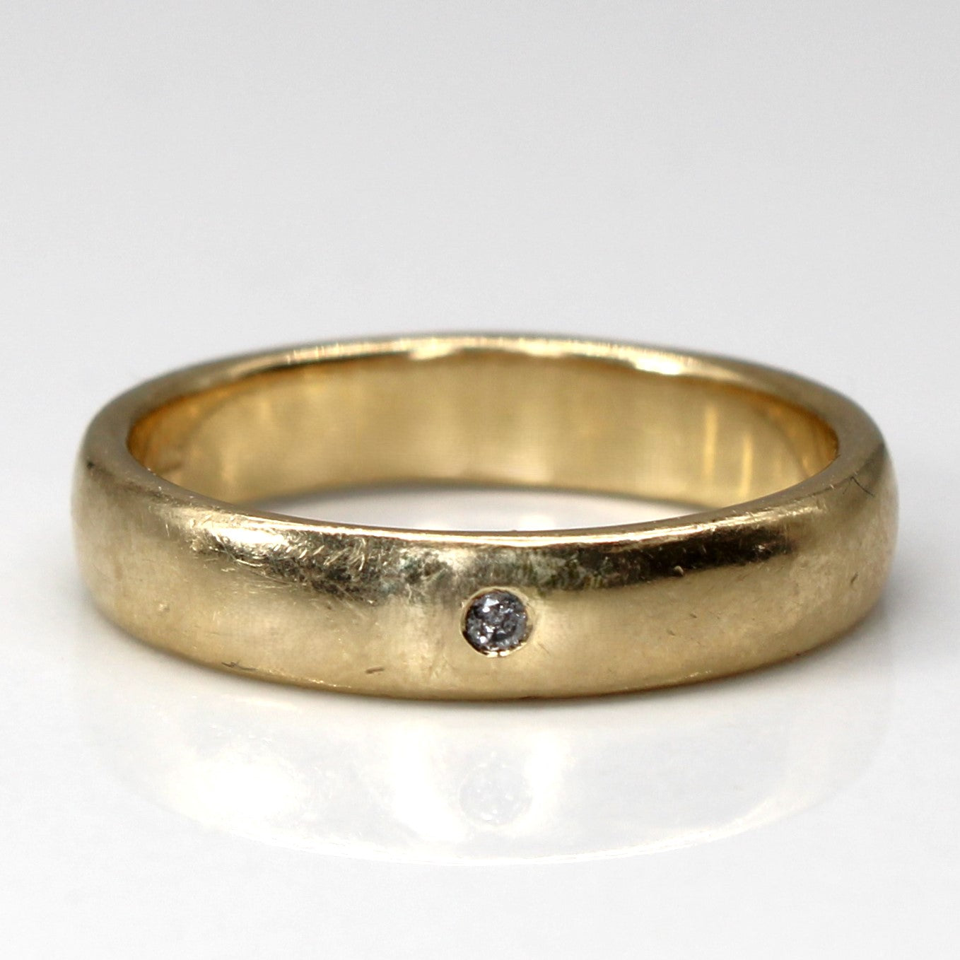 Diamond Gold Band | 0.01ct | SZ 6 |