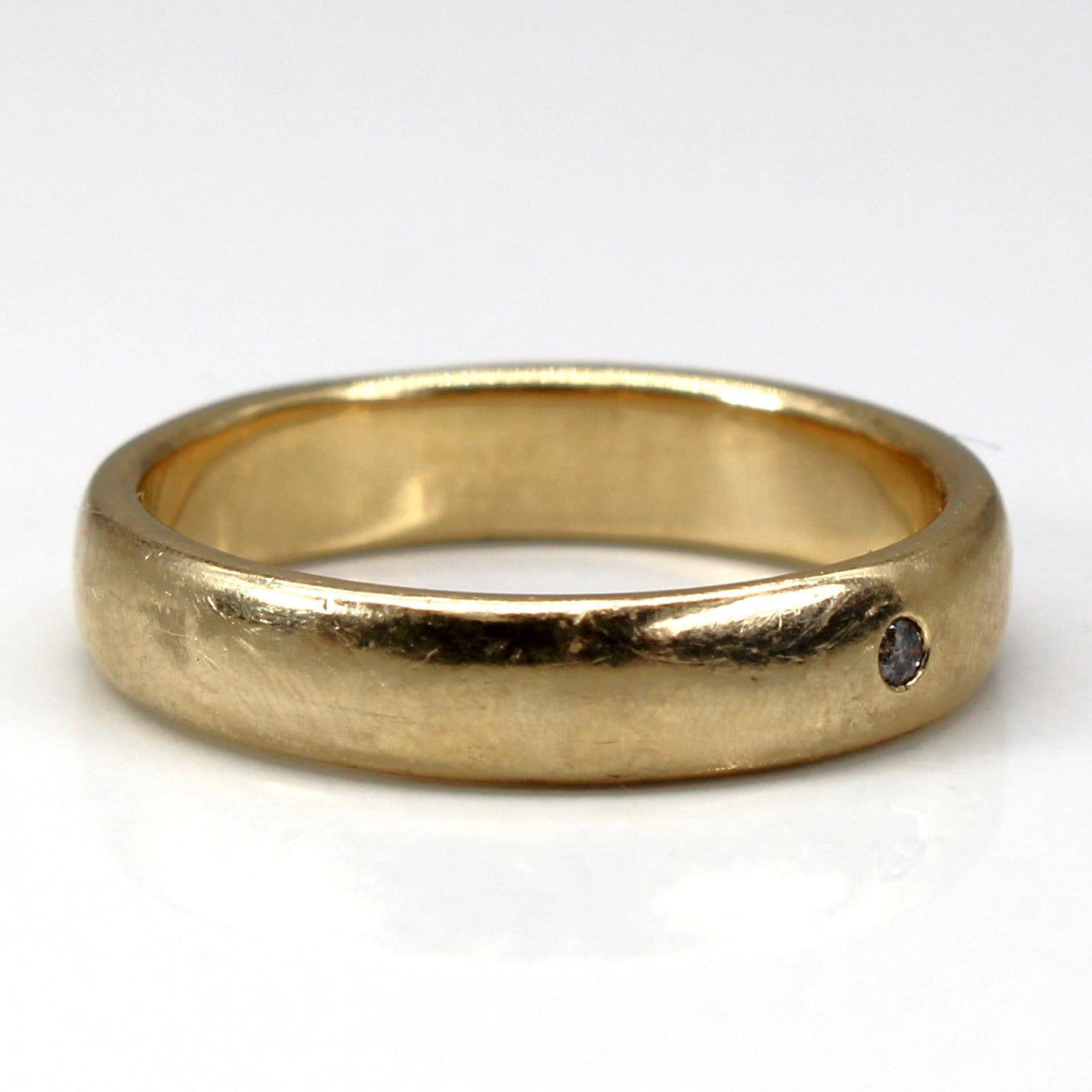 Diamond Gold Band | 0.01ct | SZ 6 |