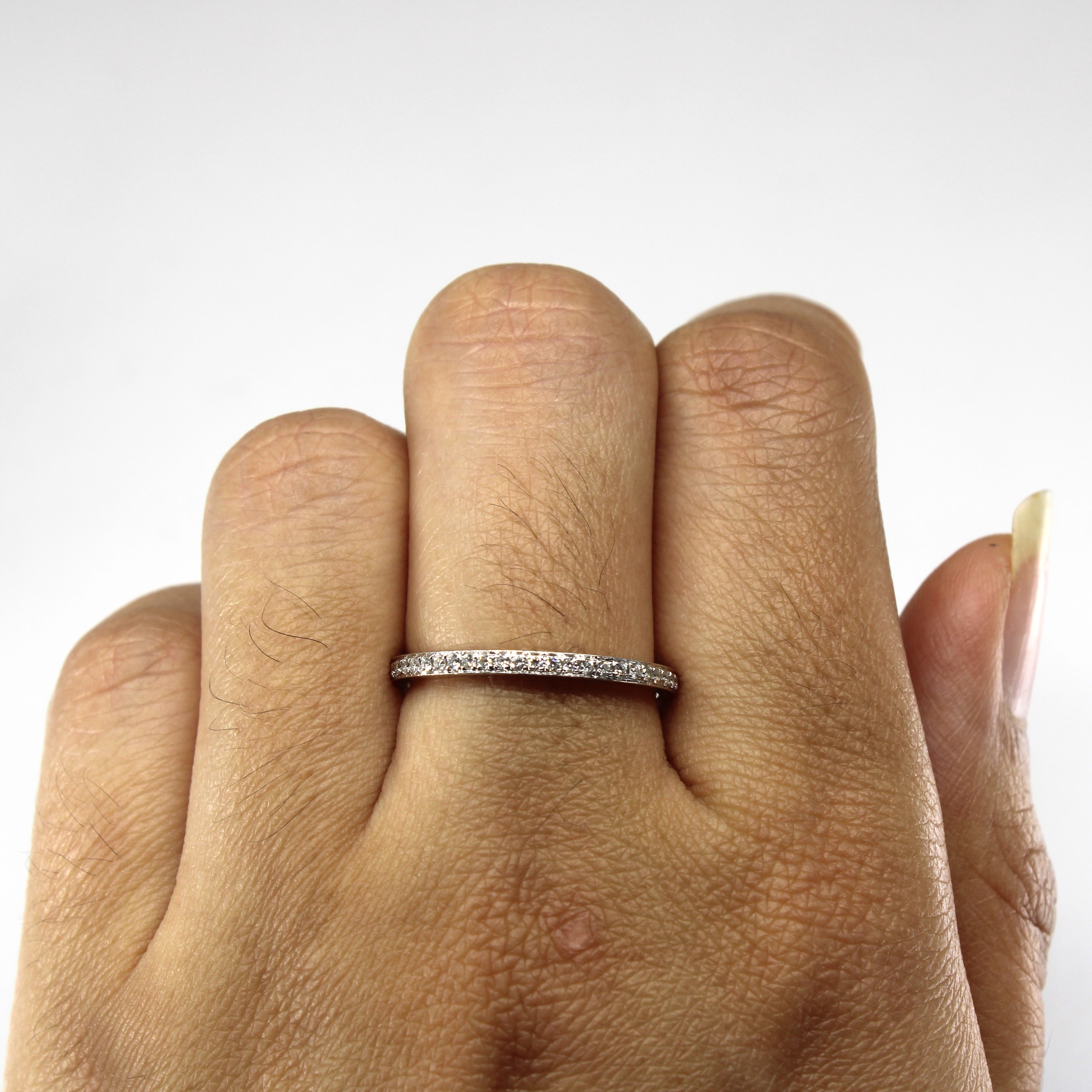 Diamond Semi Eternity Band | 0.20ctw | SZ 7.25 |