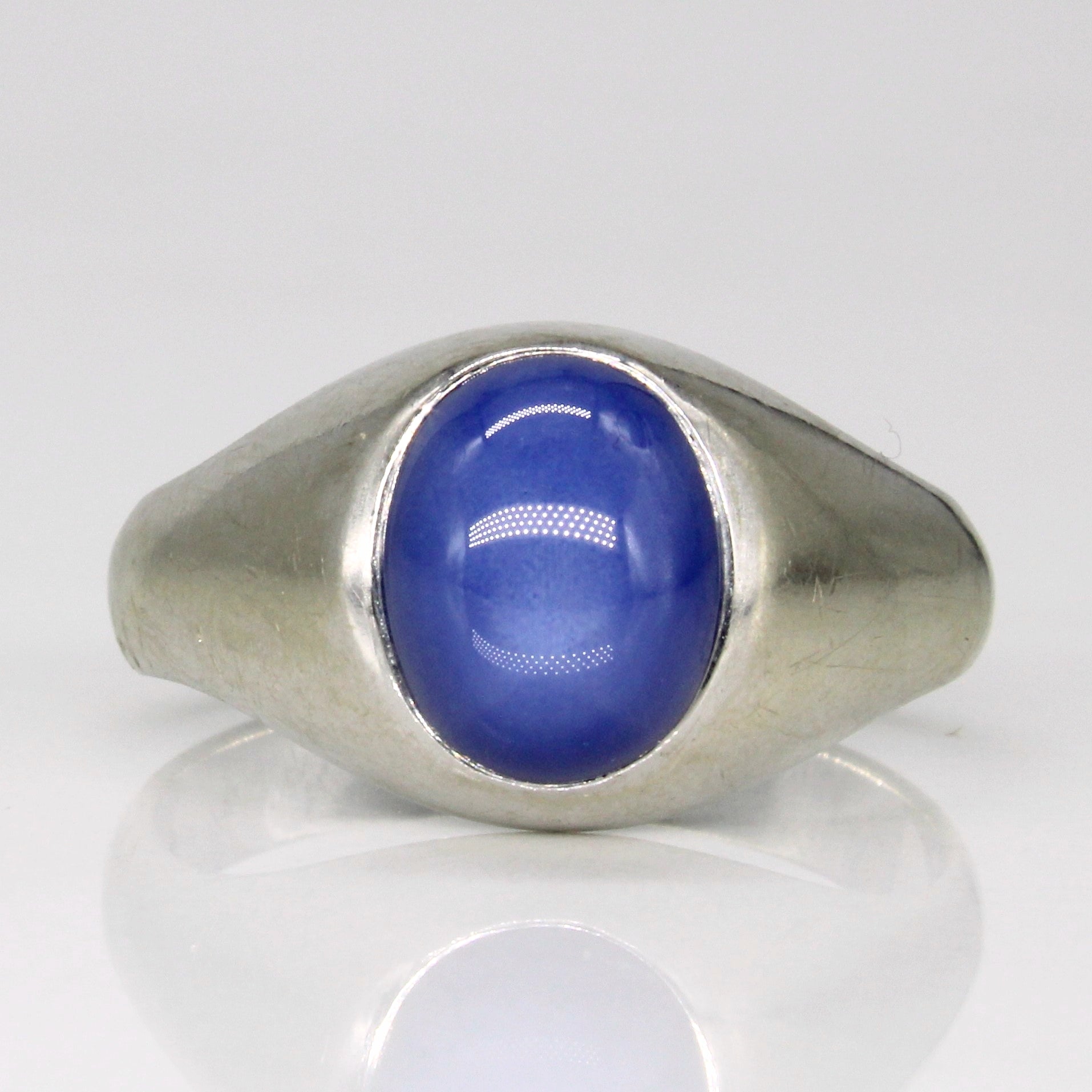 Synthetic Star Sapphire Cocktail Ring | 3.70ct | SZ 9.25 |