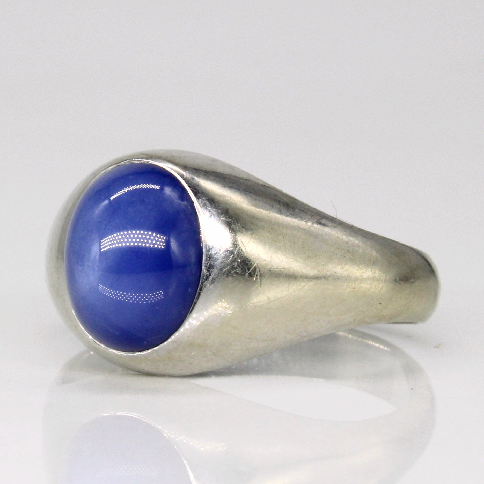 Synthetic Star Sapphire Cocktail Ring | 3.70ct | SZ 9.25 |