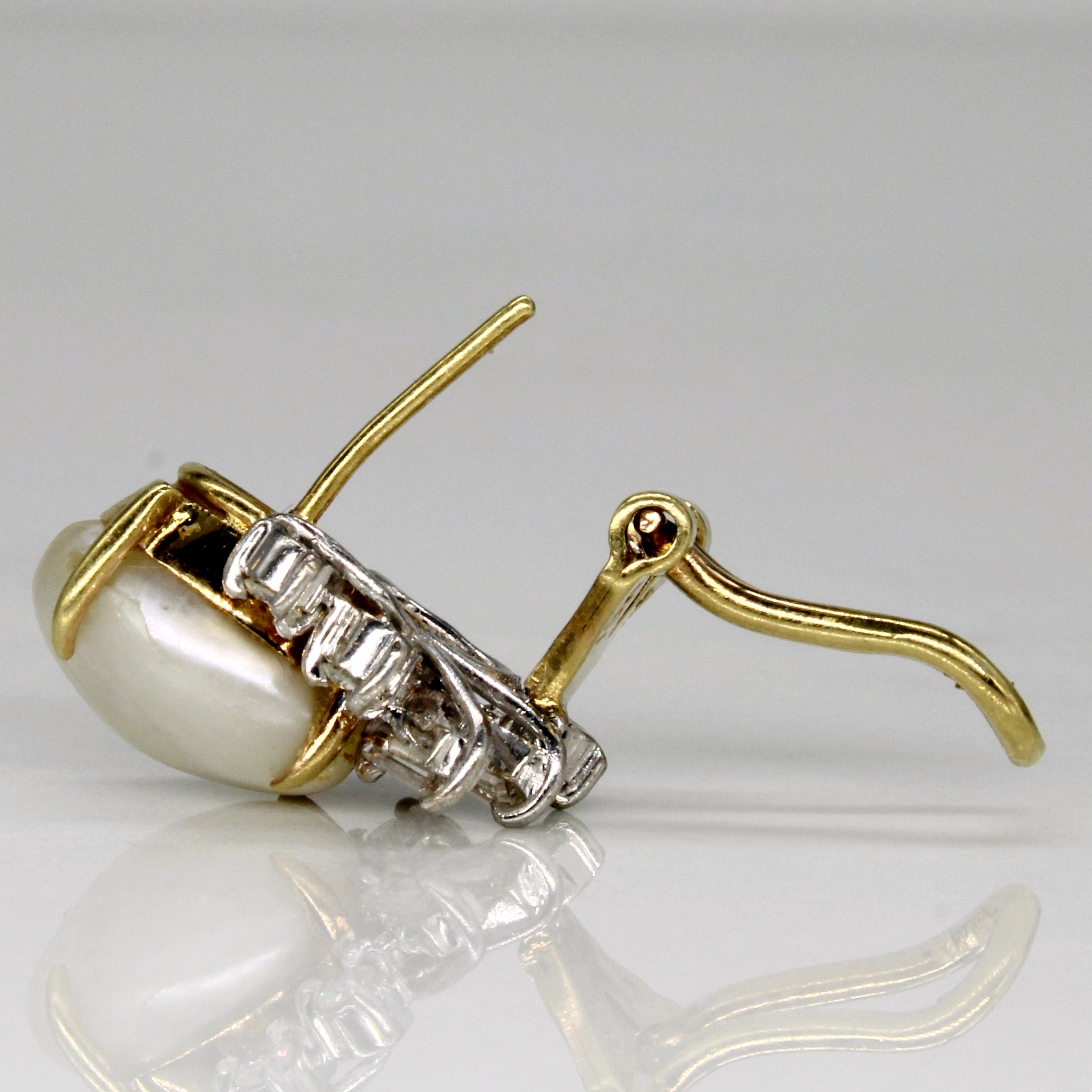 Pearl & Diamond Earrings | 0.50ctw |