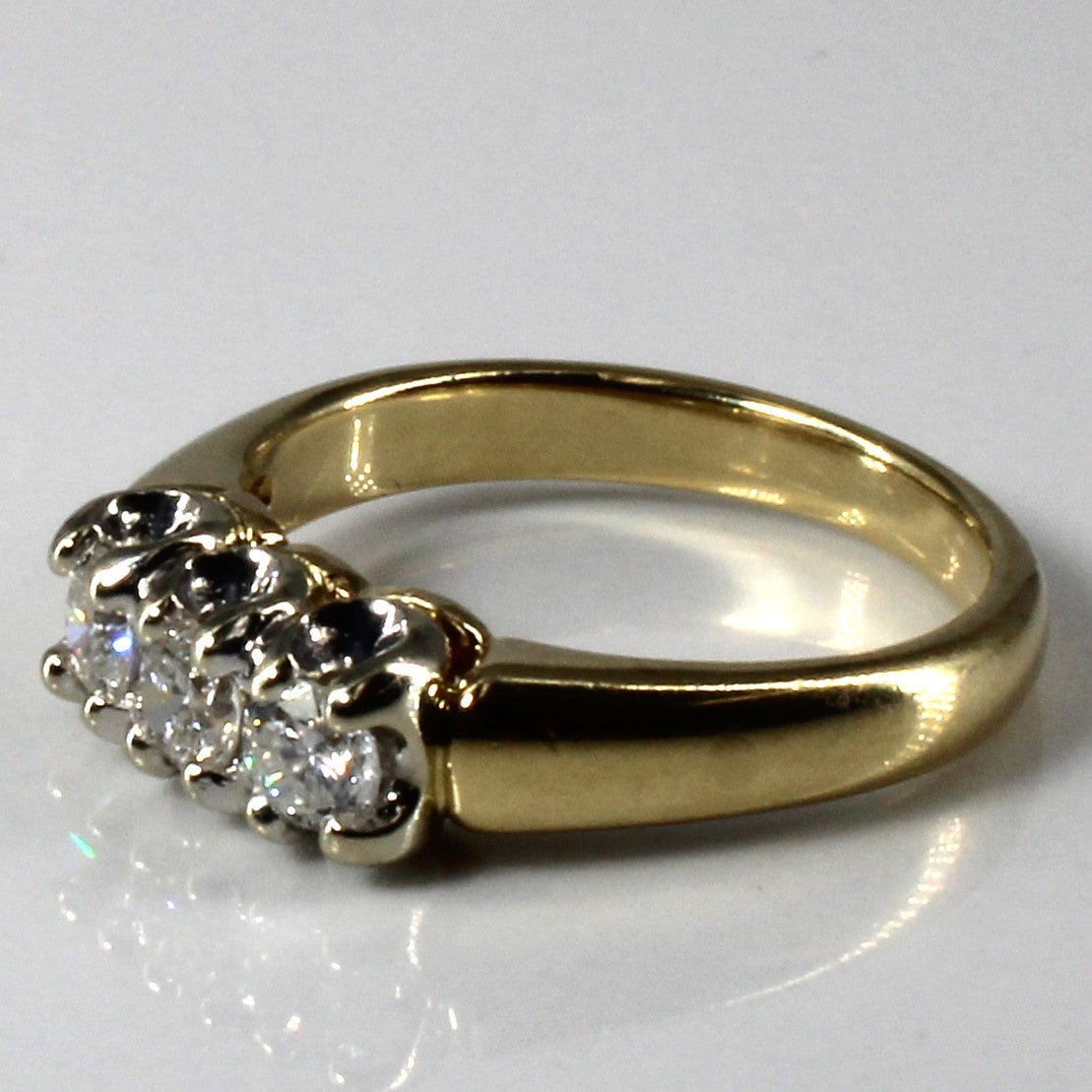 Claw Set Three Stone Diamond Ring | 0.45ctw | SZ 6 |
