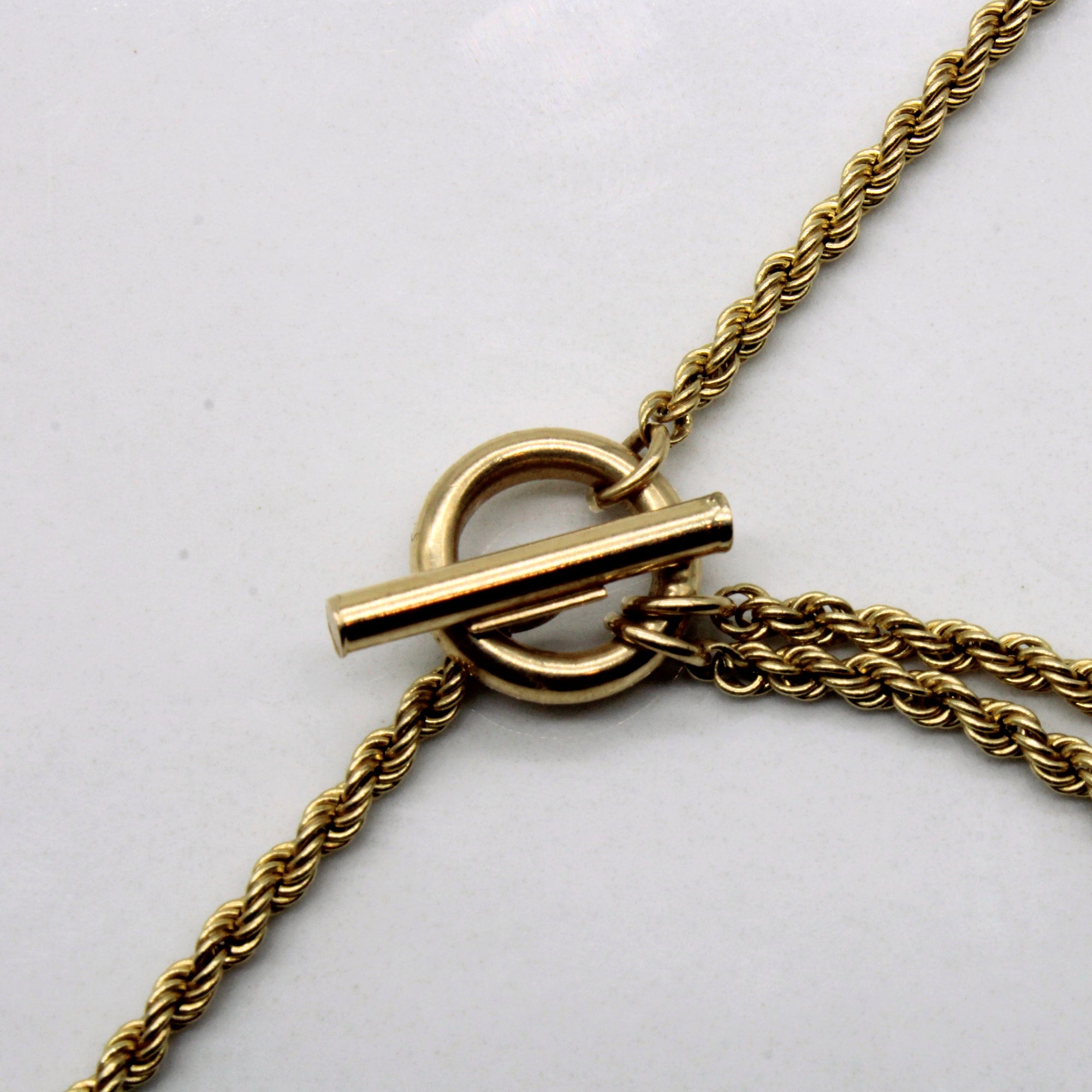 10k Yellow Gold Heart Necklace | 18
