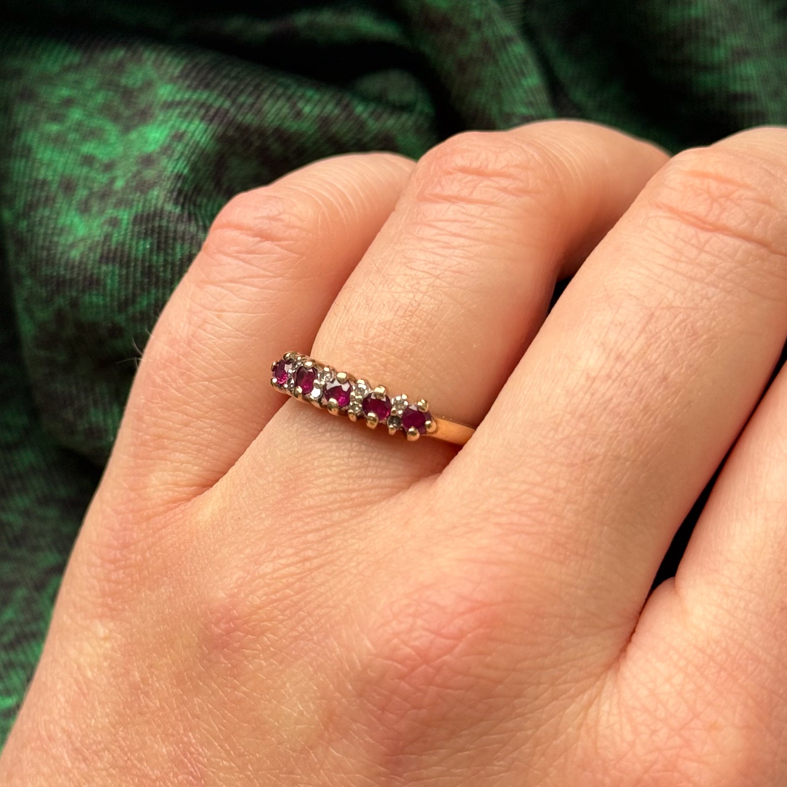 Ruby & Diamond Ring | 0.38ctw, 0.07ctw | SZ 5.75 |