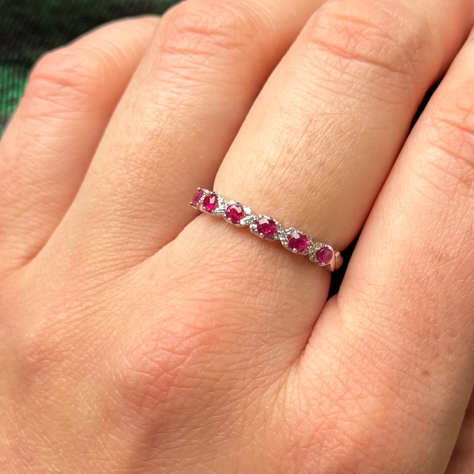Ruby & Diamond Ring | 0.36ctw, 0.12ctw | SZ 6.5 |