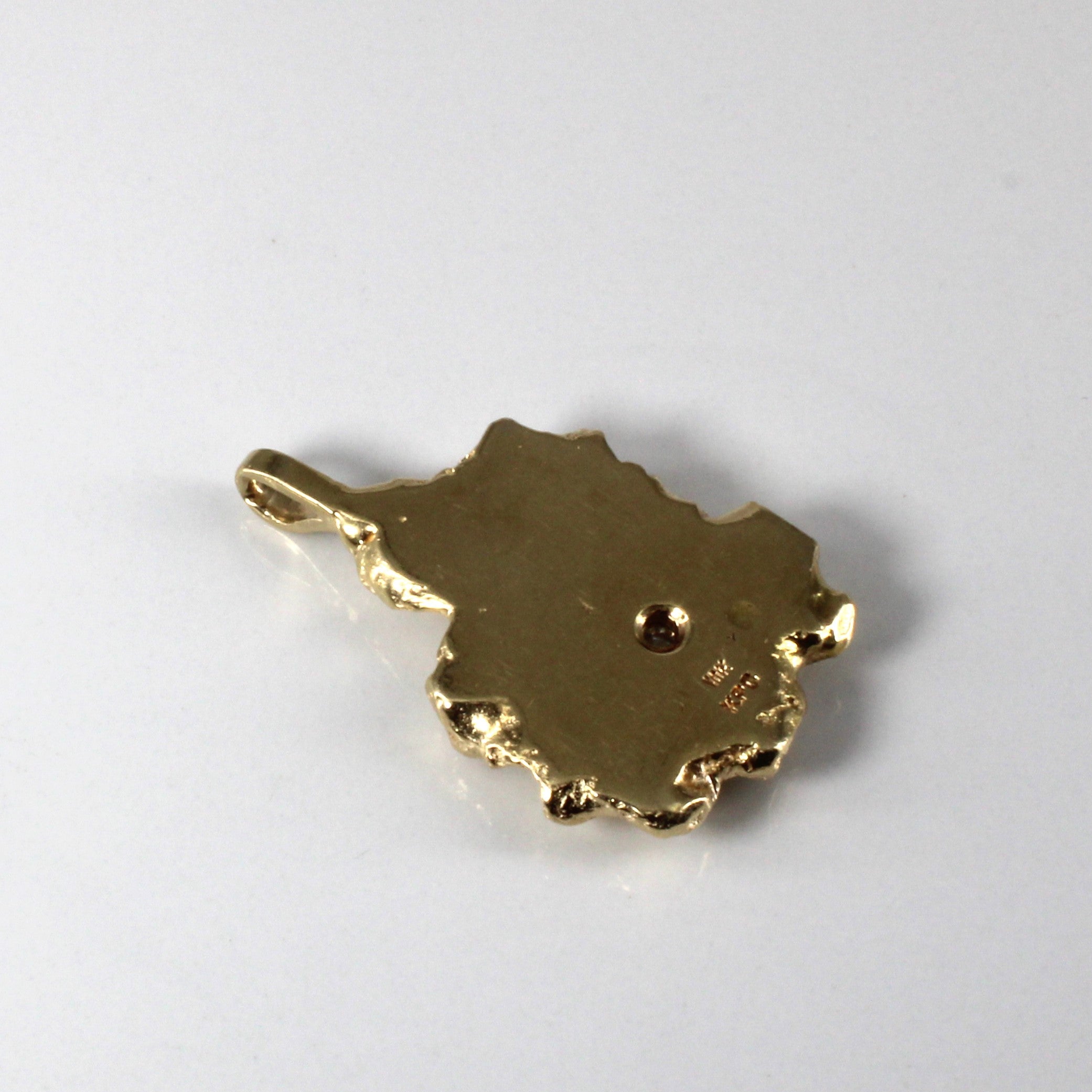 Nugget Style Diamond Pendant | 0.21ctw |