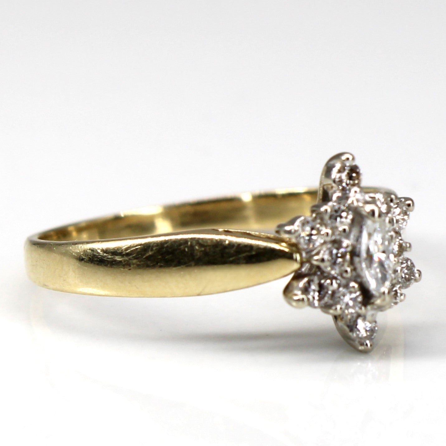 Cluster Set Diamond Ring | 0.17ctw | SZ 6.5 |