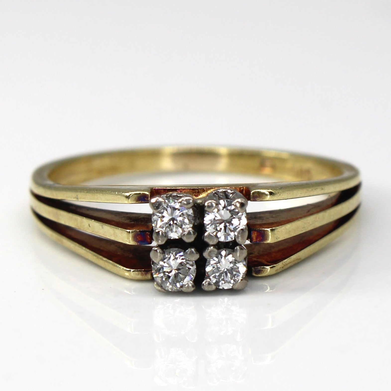 Four Stone Diamond Ring | 0.16ctw | SZ 7.5 |