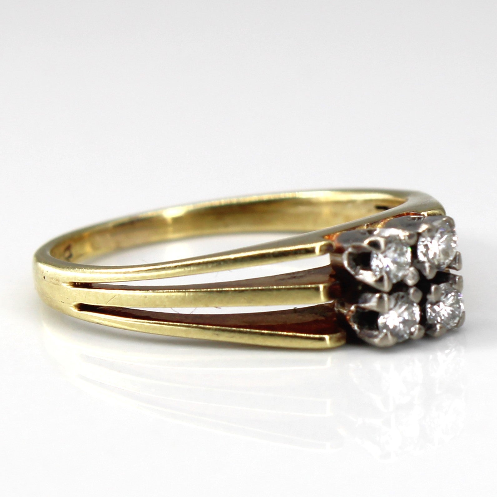 Four Stone Diamond Ring | 0.16ctw | SZ 7.5 |