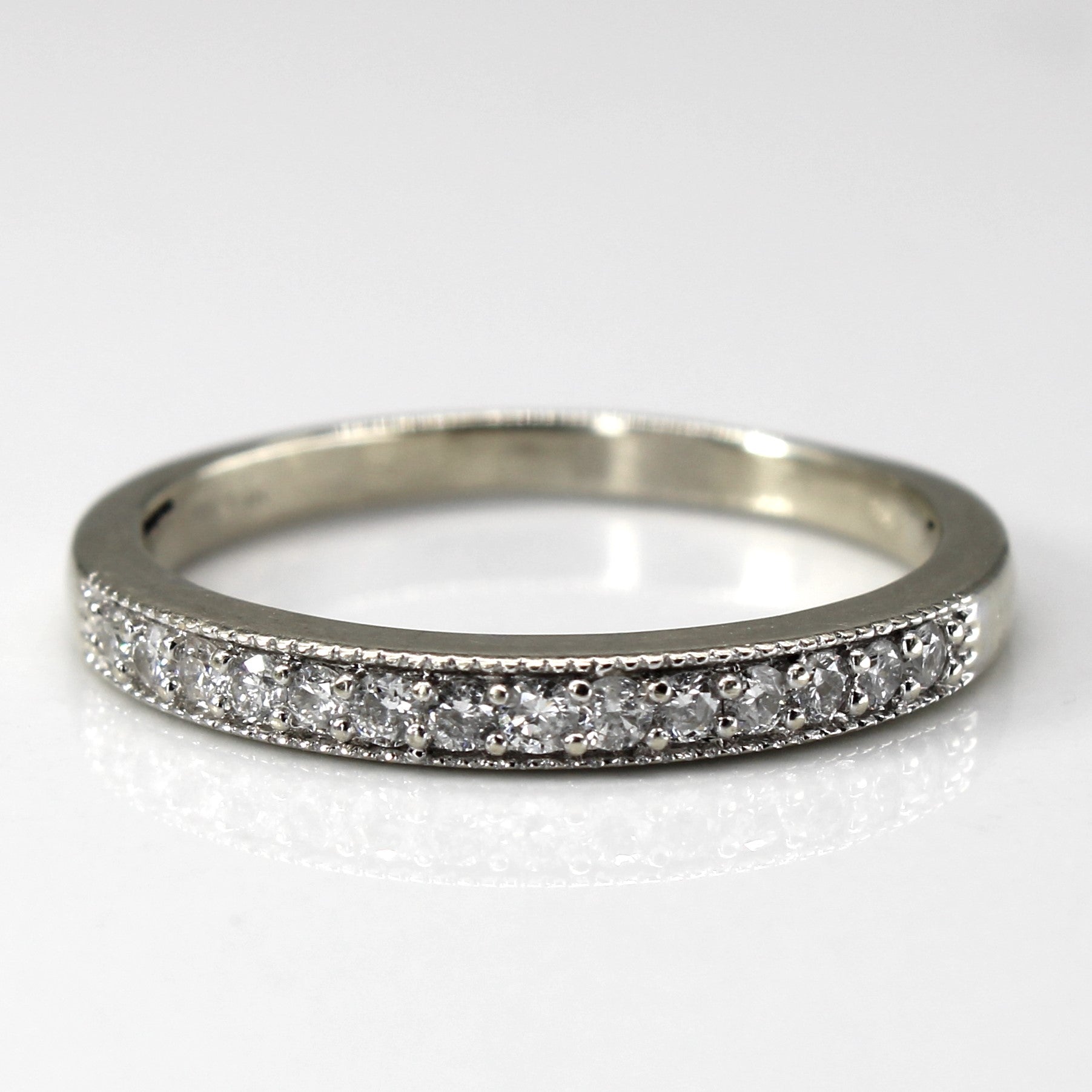 Semi Eternity Diamond Ring | 0.28ctw | SZ 9 |